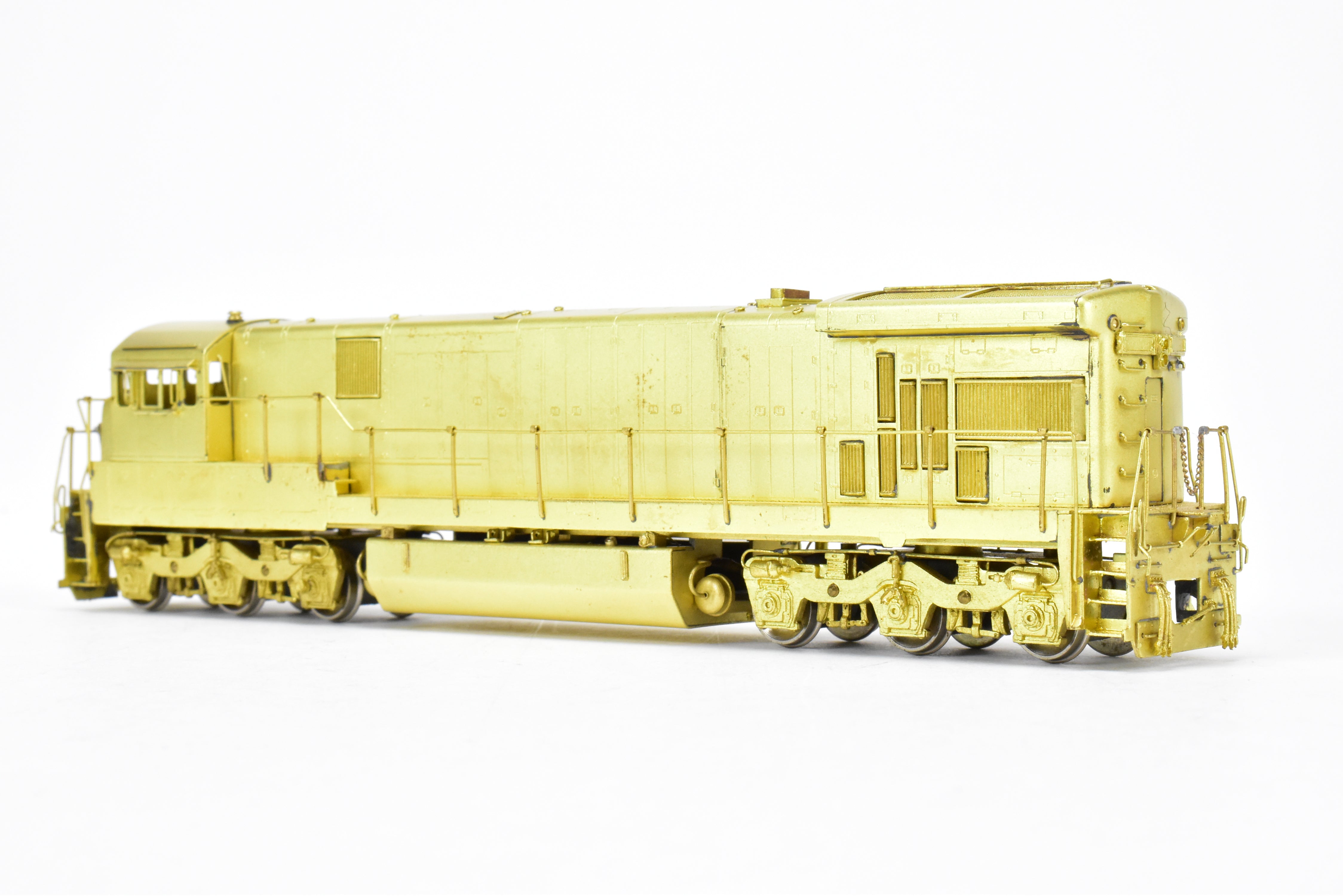 HO Scale Brass Model Train Locomotive - Overland Models Inc. GE C30 - 7 Four Window Cab for Various Roads