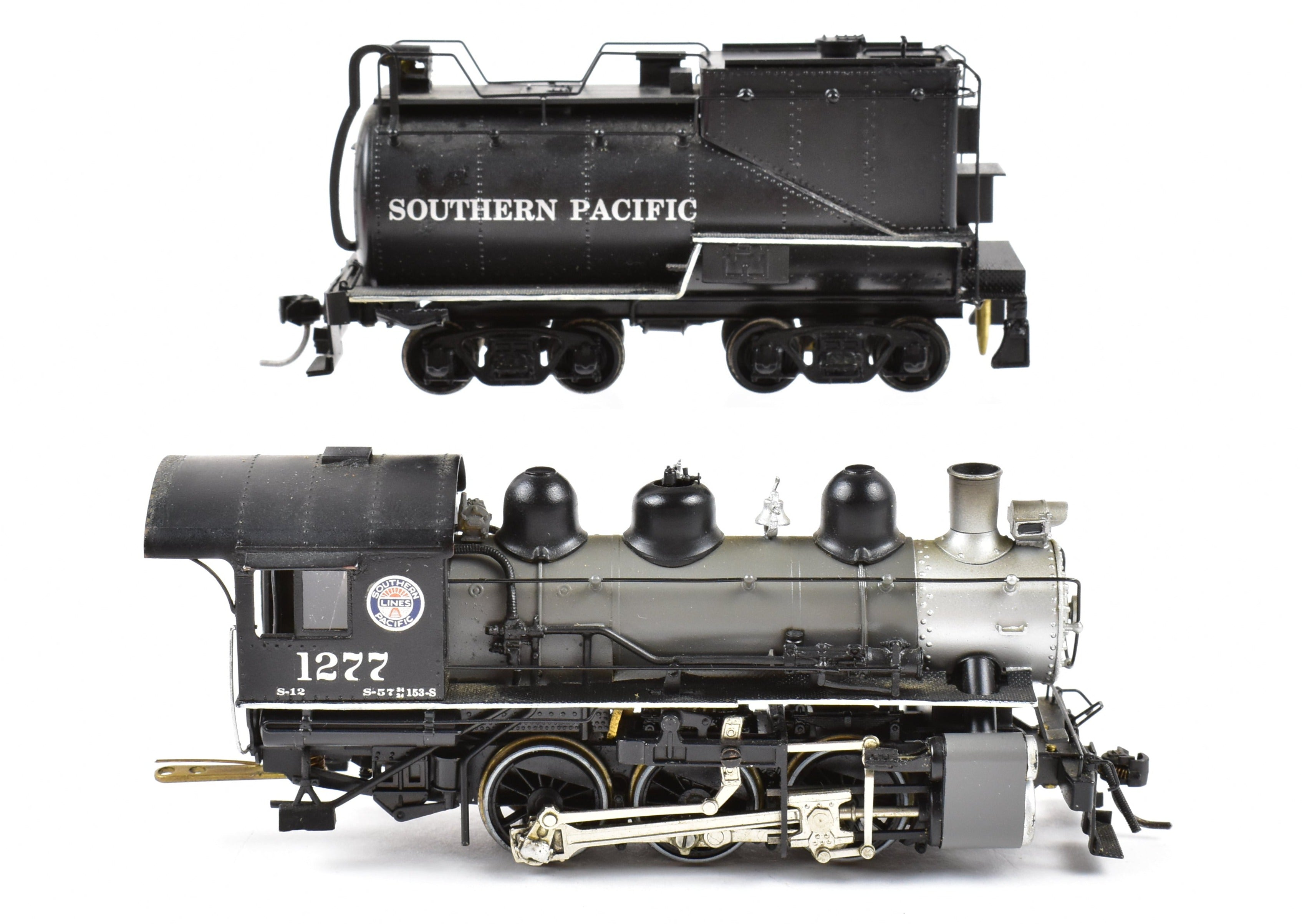 Custom-Painted HO Brass Balboa Southern Pacific S-12 0-6-0 Switcher