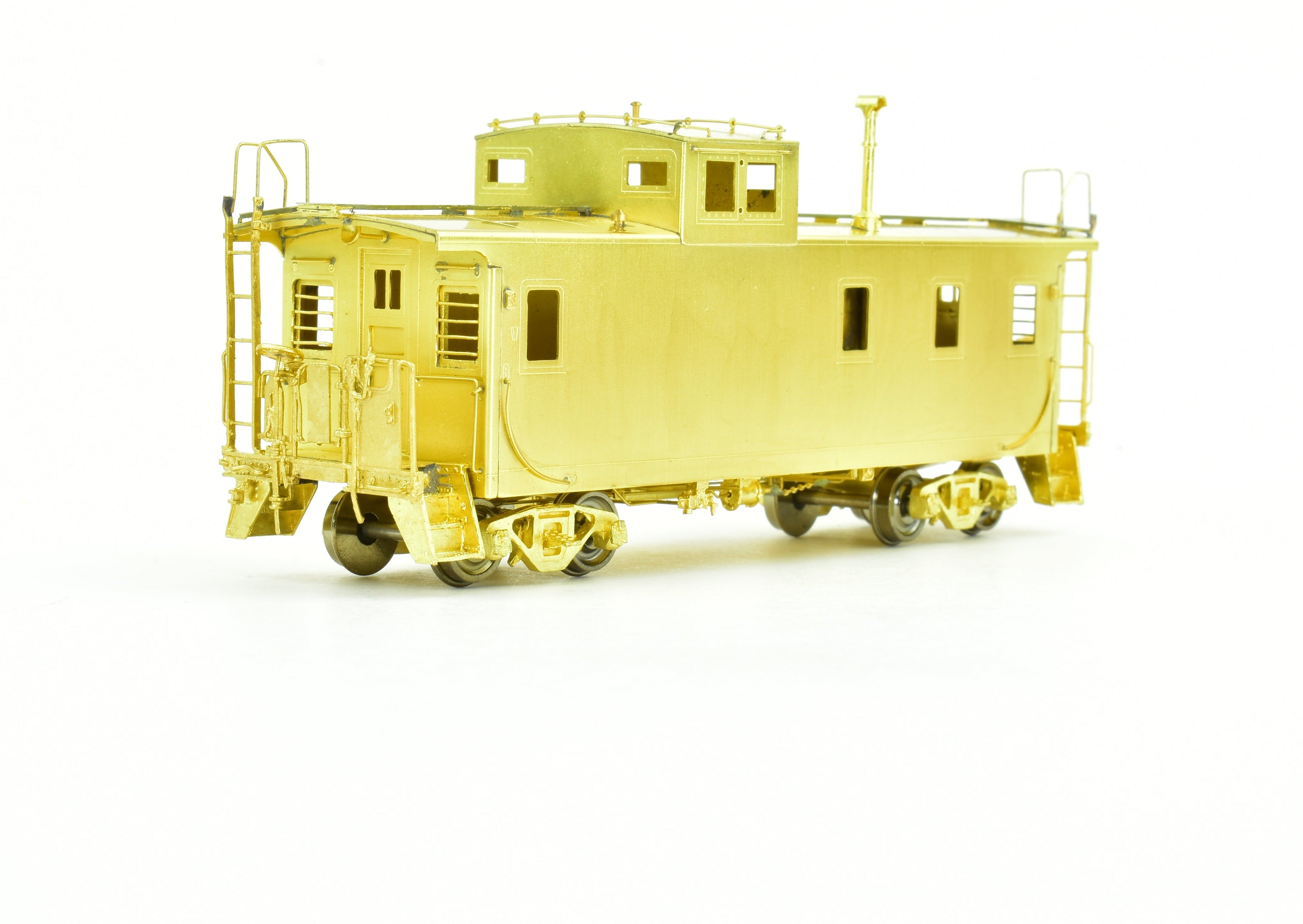 1945 Era HO Brass OMI Great Northern Steel Caboose X256 - 268 by Overland Models