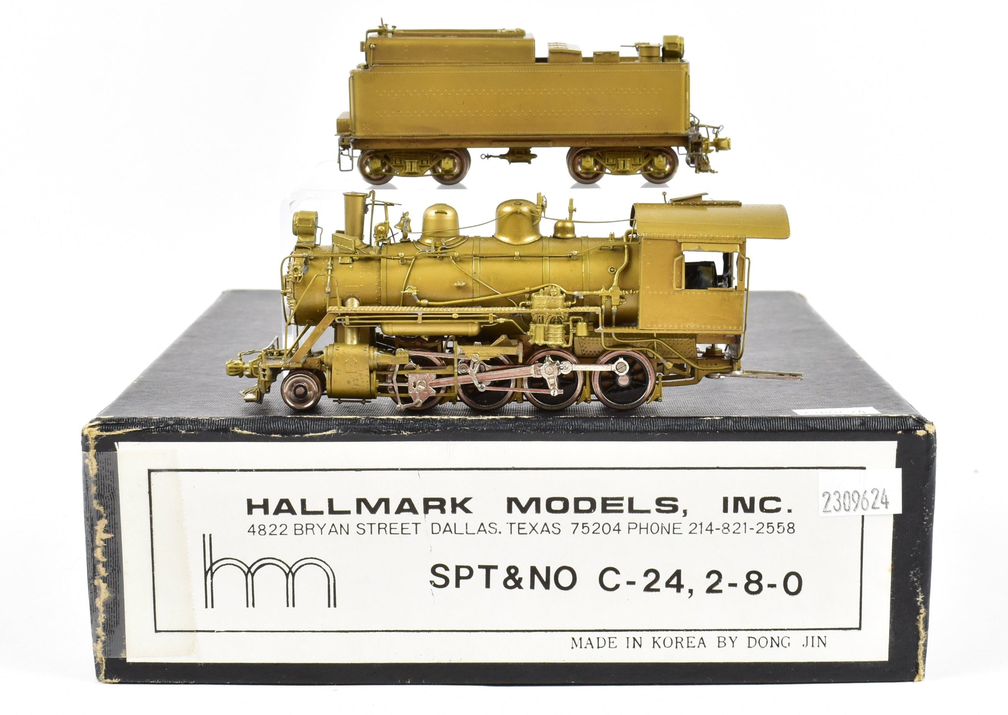 HO Scale Brass Hallmark SP/T&NO C-24 2-8-0 Consolidation Model
