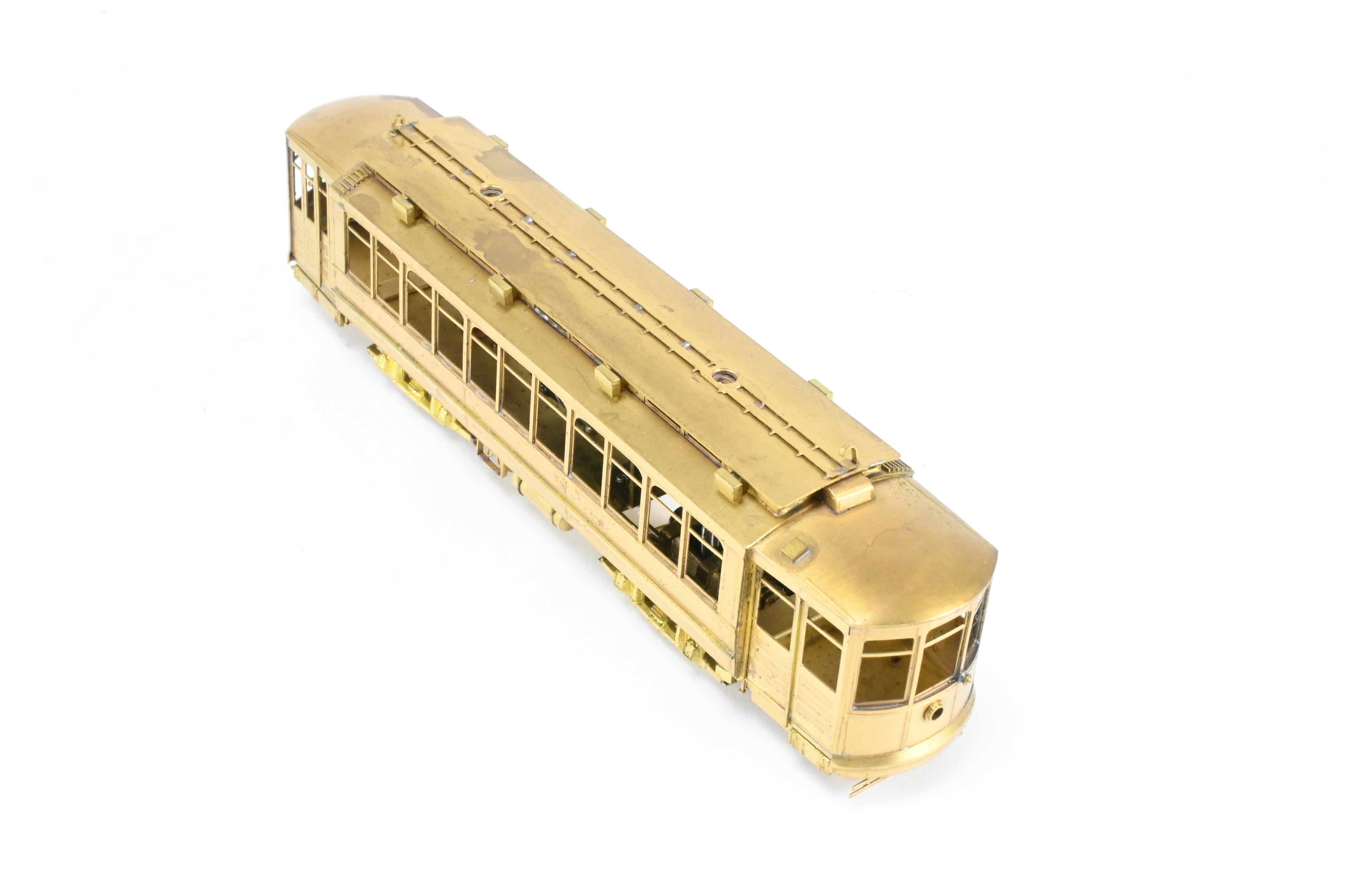 HO Scale Brass Chicago Surface Lines 346 City Big Brill Car Model by Fairfield Models without Trolley Poles