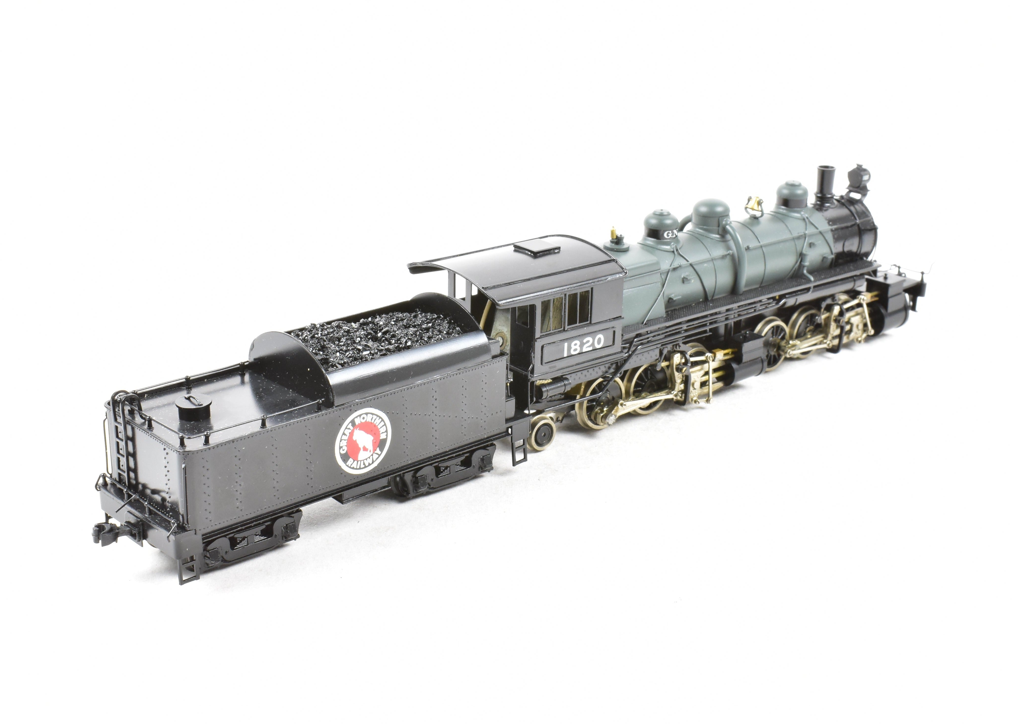 HO Scale Brass Model Train - PFM - United GN Great Northern L - 2 Class 2 - 6 - 6 - 2 Crown Model CP No. 1820 for Model Train Enthusiasts