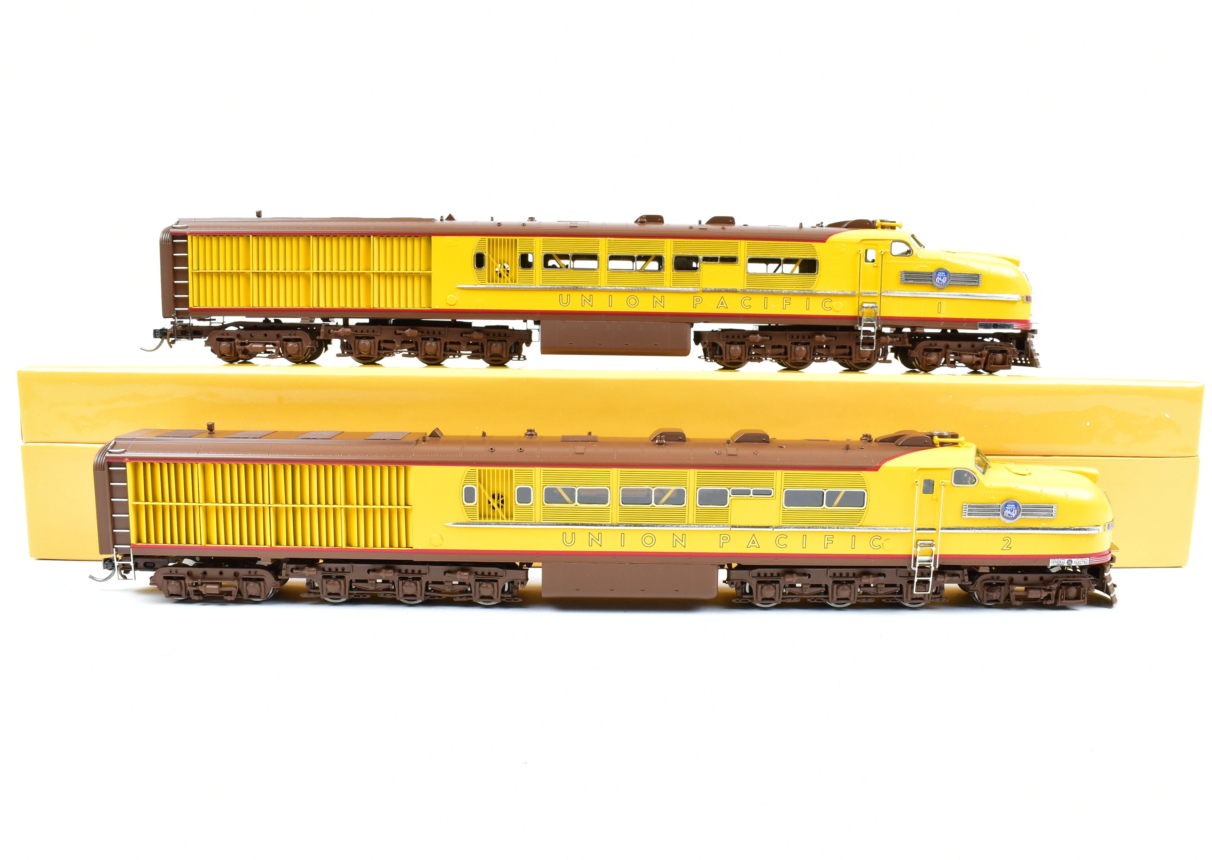 HO NEW DVP Brass Union Pacific GE No. 1 & 2 Steam Turbine Set - Last One!