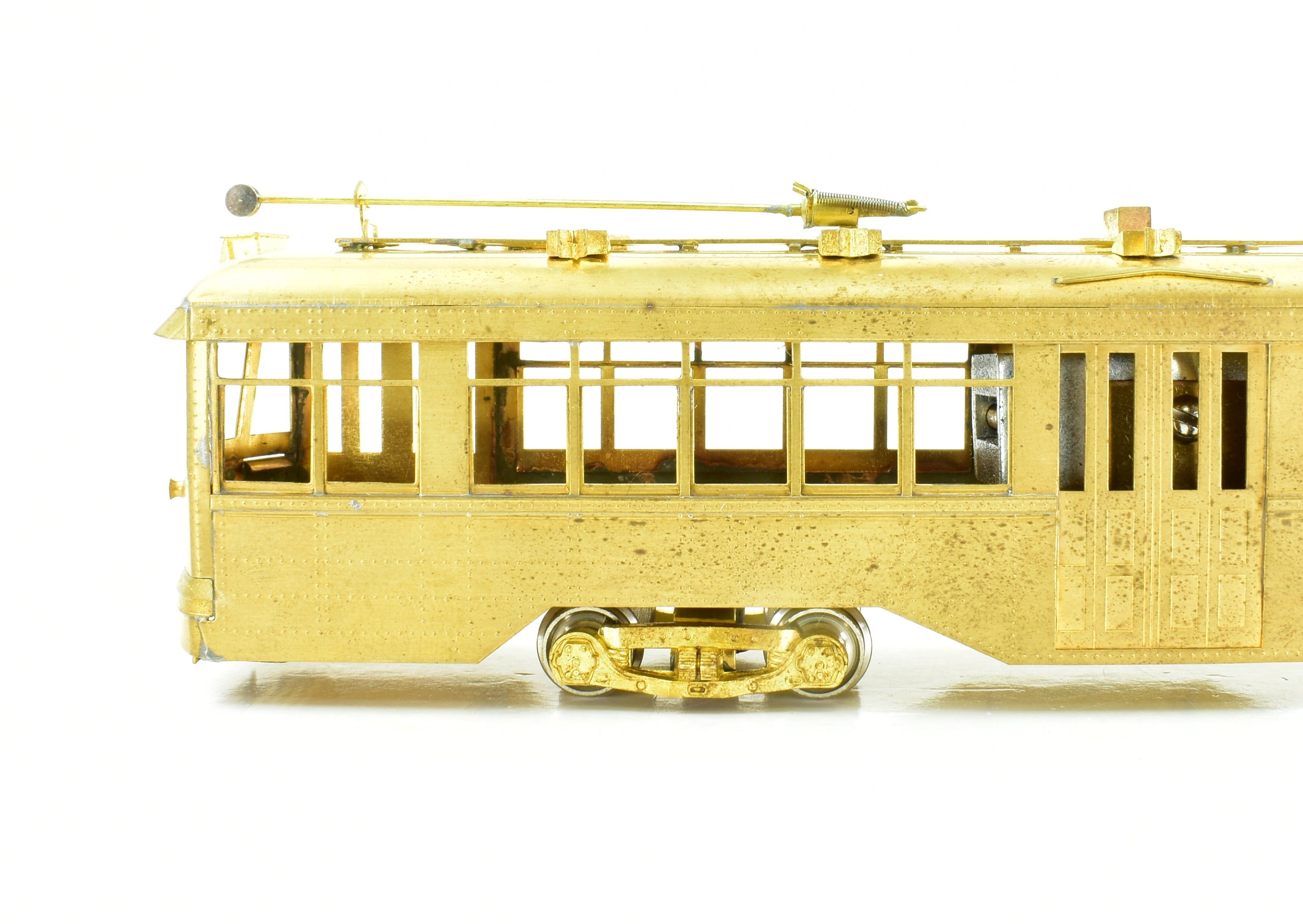High - Quality HO Scale Brass Los Angeles Railway Type M - 1 Streetcar by S. Soho & Co. LARY