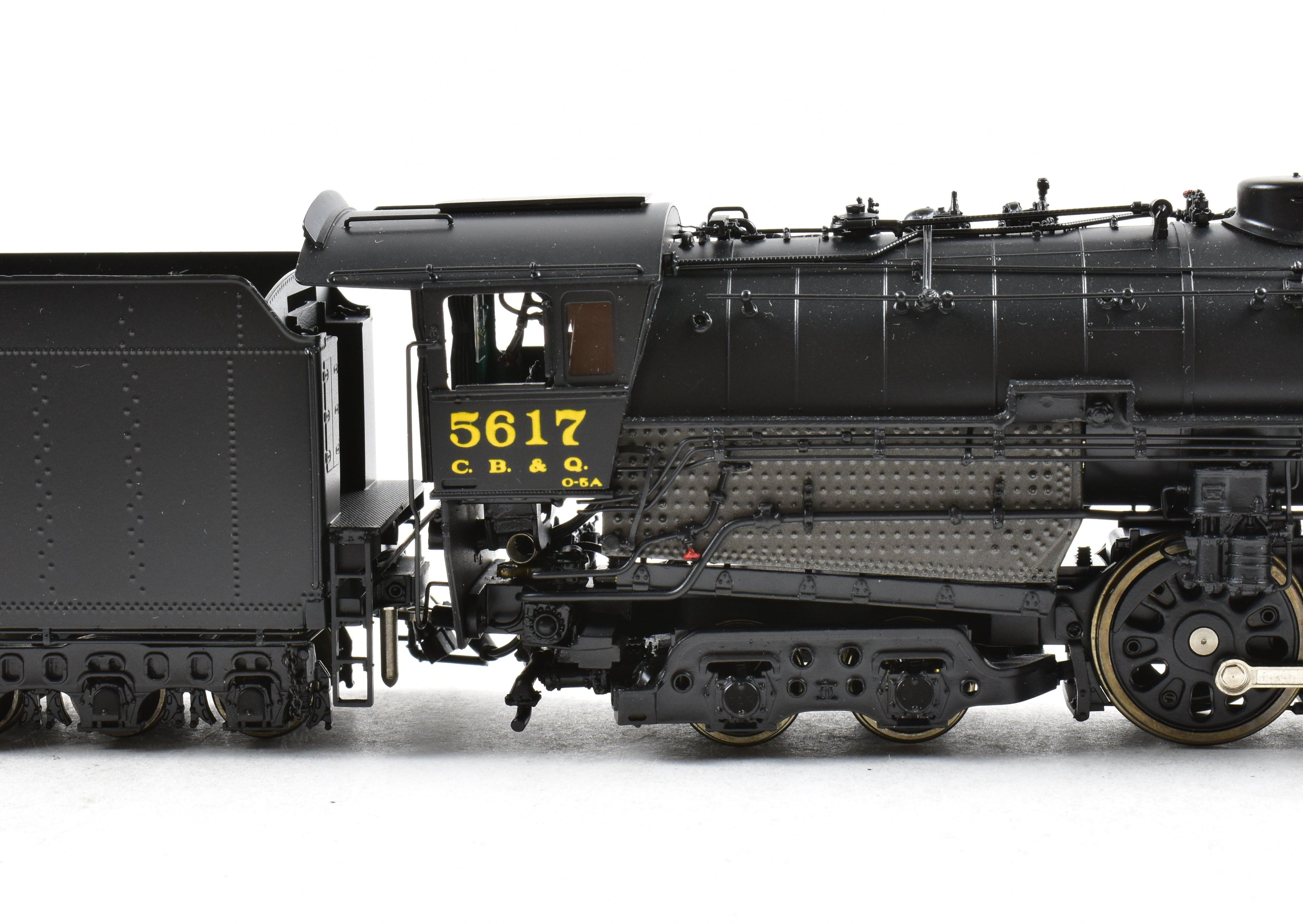 HO Scale Brass Oriental Limited CB&Q Burlington Route O - 5a 4 - 8 - 4 Factory - Painted Locomotive #5617