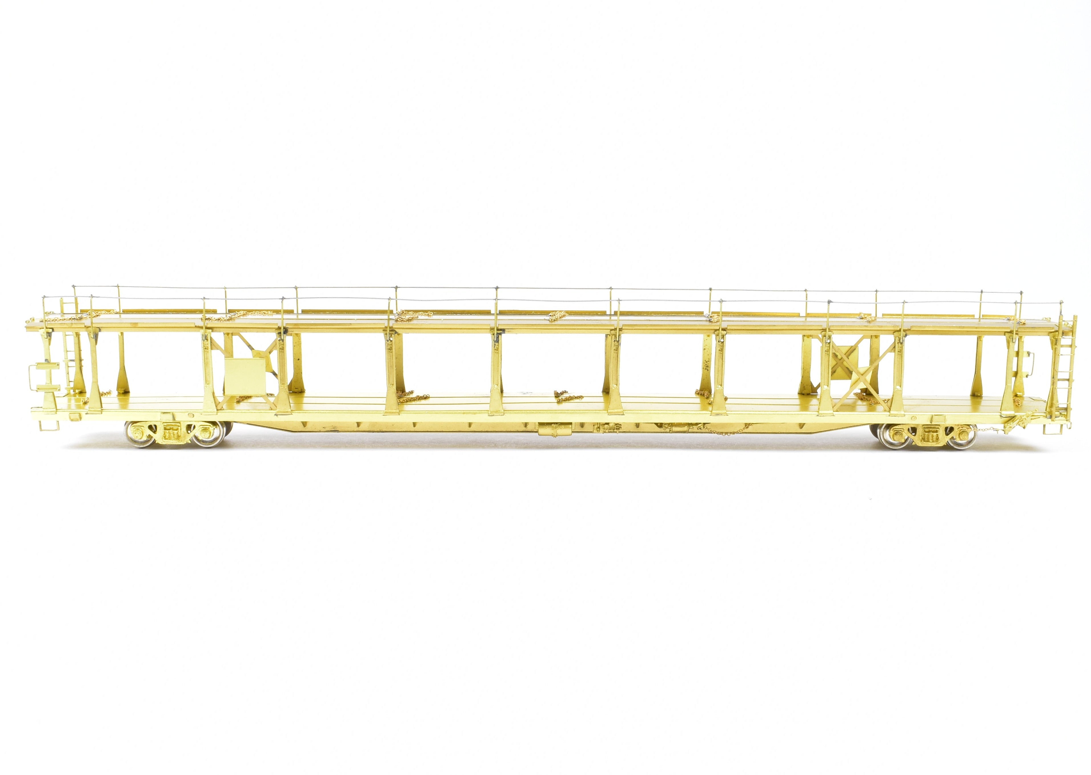 HO Brass Bi - Level Open Auto Rack by OMI Overland Models, Inc. for Various Roads