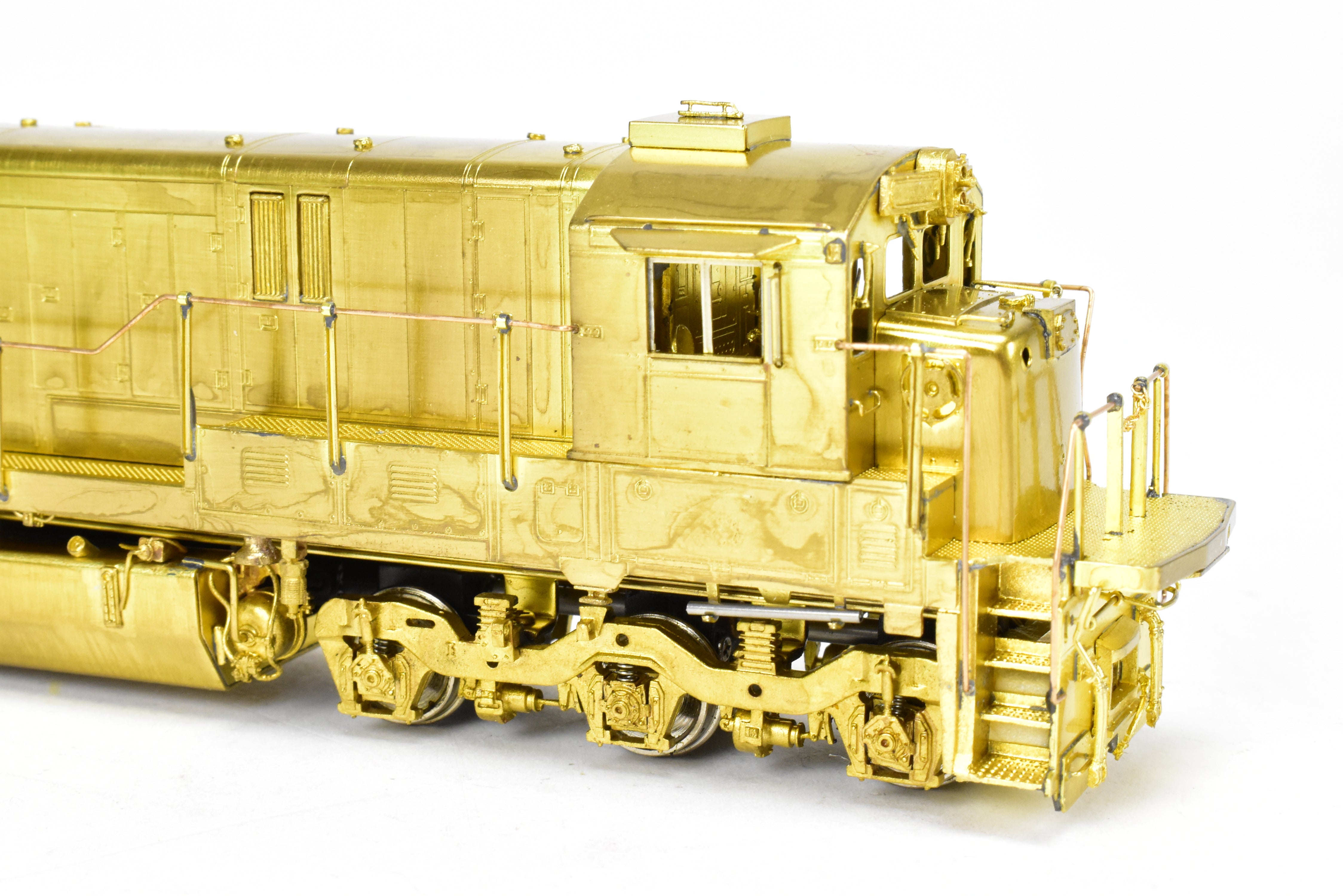 HO Brass OMI GE C30 - 7 2 - Window Locomotive with Anti - Climber (BN or ATSF)