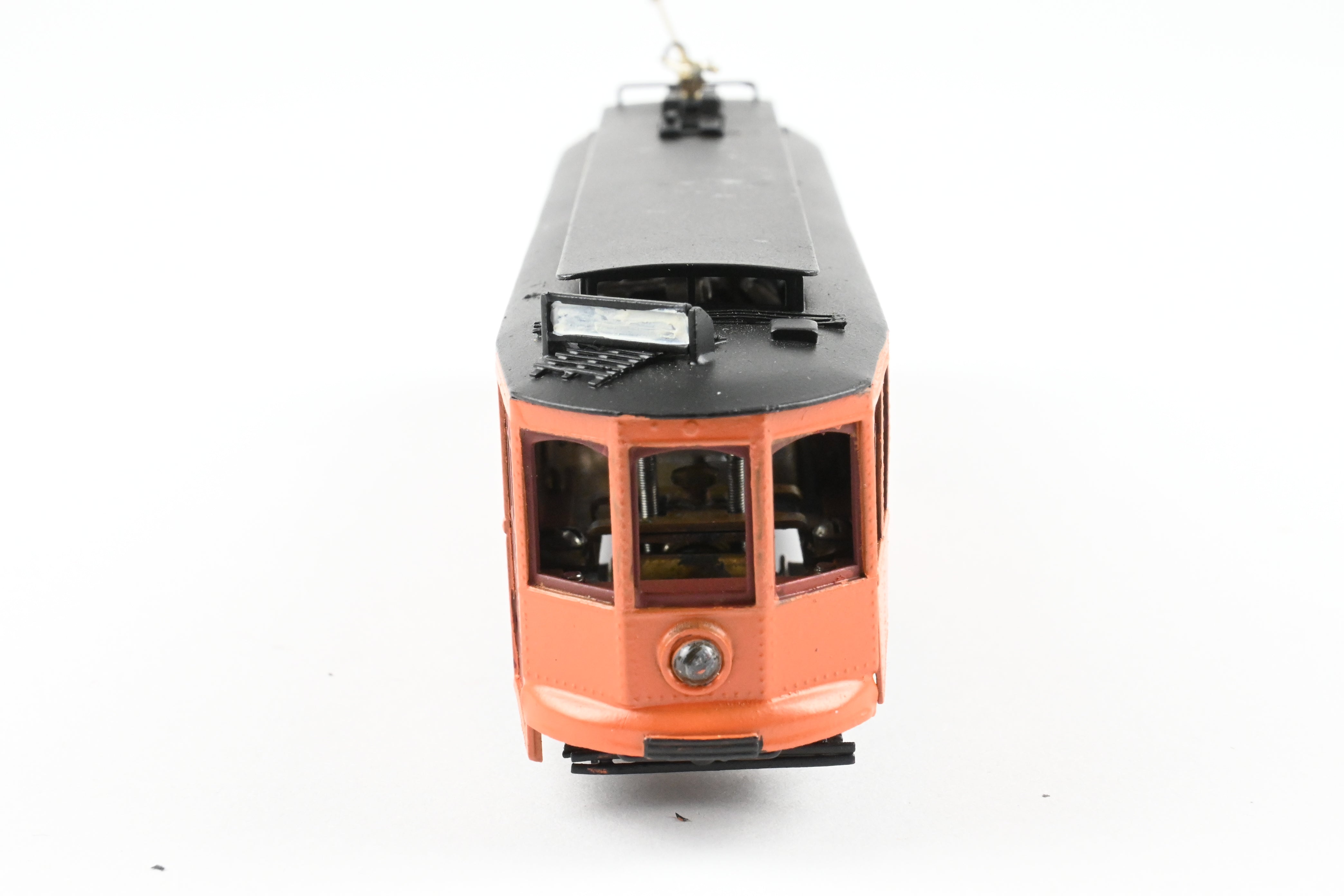 HO Scale Brass Fairfield Models Pittsburgh Railway Co. Single Ended Jones Trolley Car CP Unlettered, Collectible Model Train