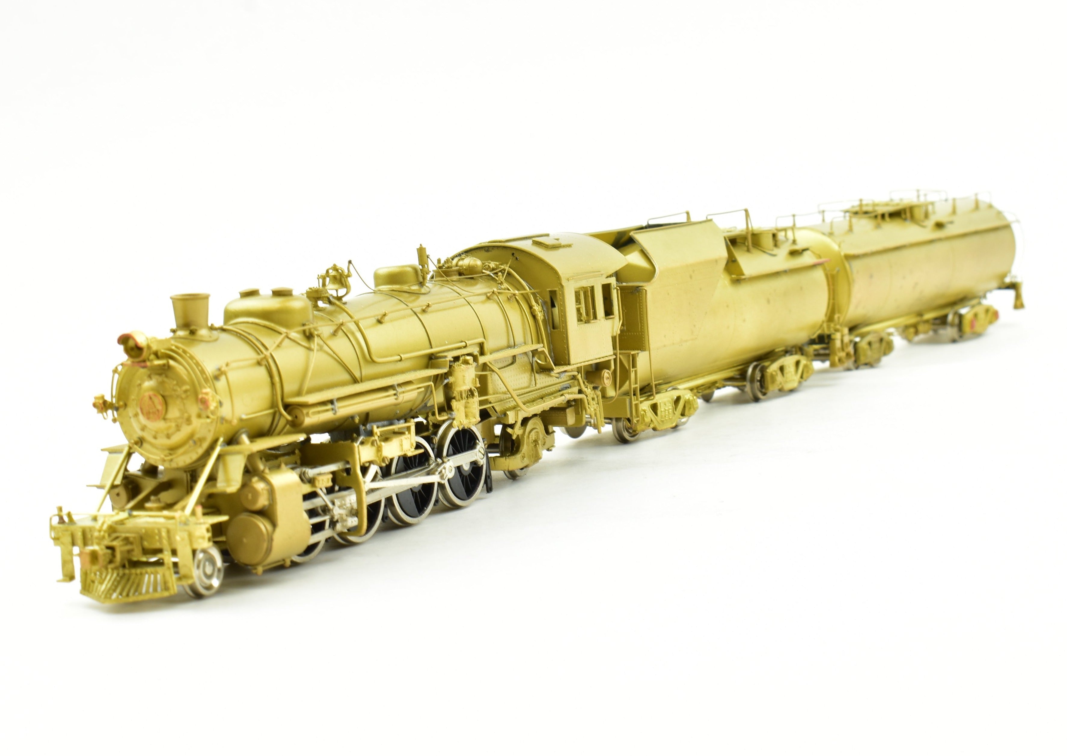 HO Scale Brass Model Train - Westside Model Co. Baltimore & Ohio Q - 4b 2 - 8 - 2 Mikado Steam Locomotive With Auxiliary Tender