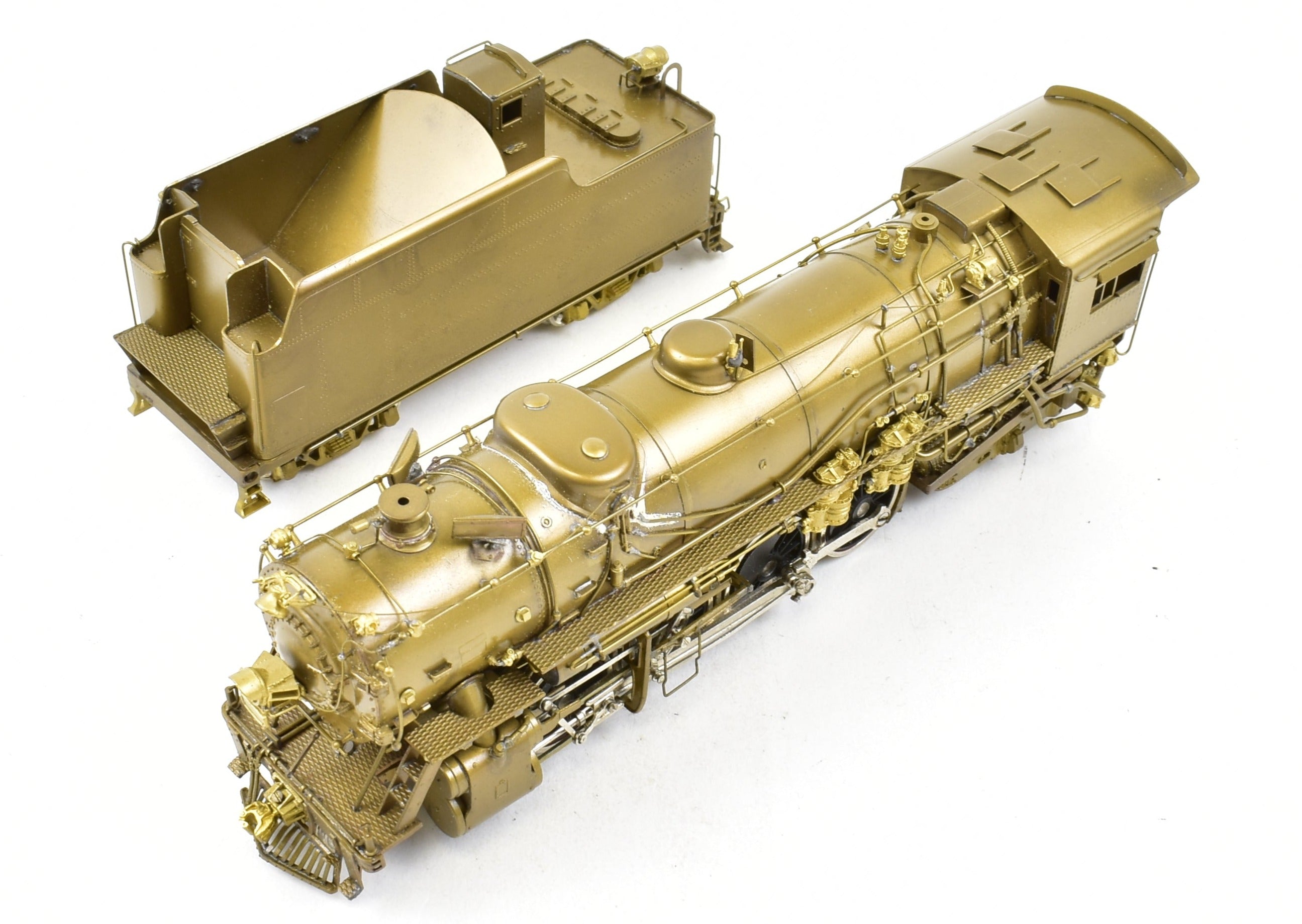 HO Scale Brass Hallmark Models Missouri Pacific 1400 Series 2-8-2 Mikado Steam Locomotive Model
