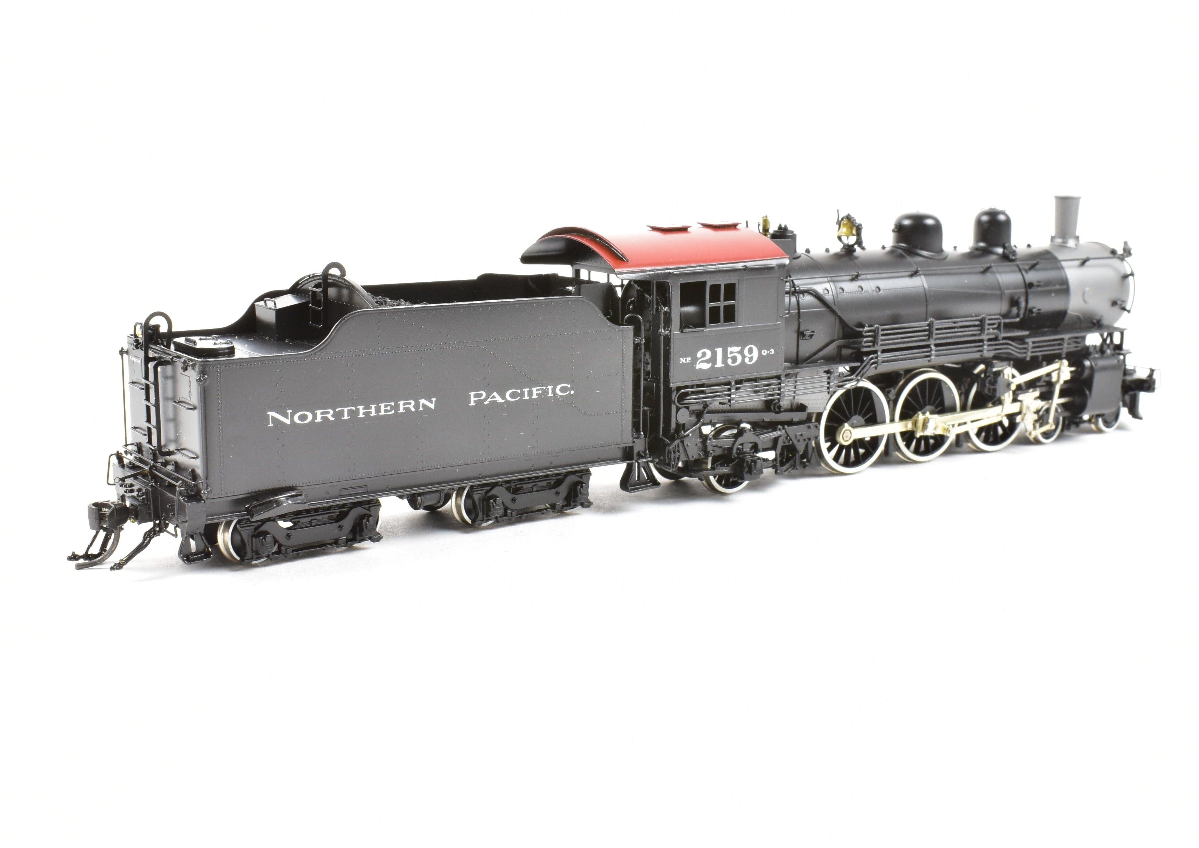 HO Scale Brass Pro-Painted Northern Pacific Q-3 4-6-2 Model by W&R Enterprises