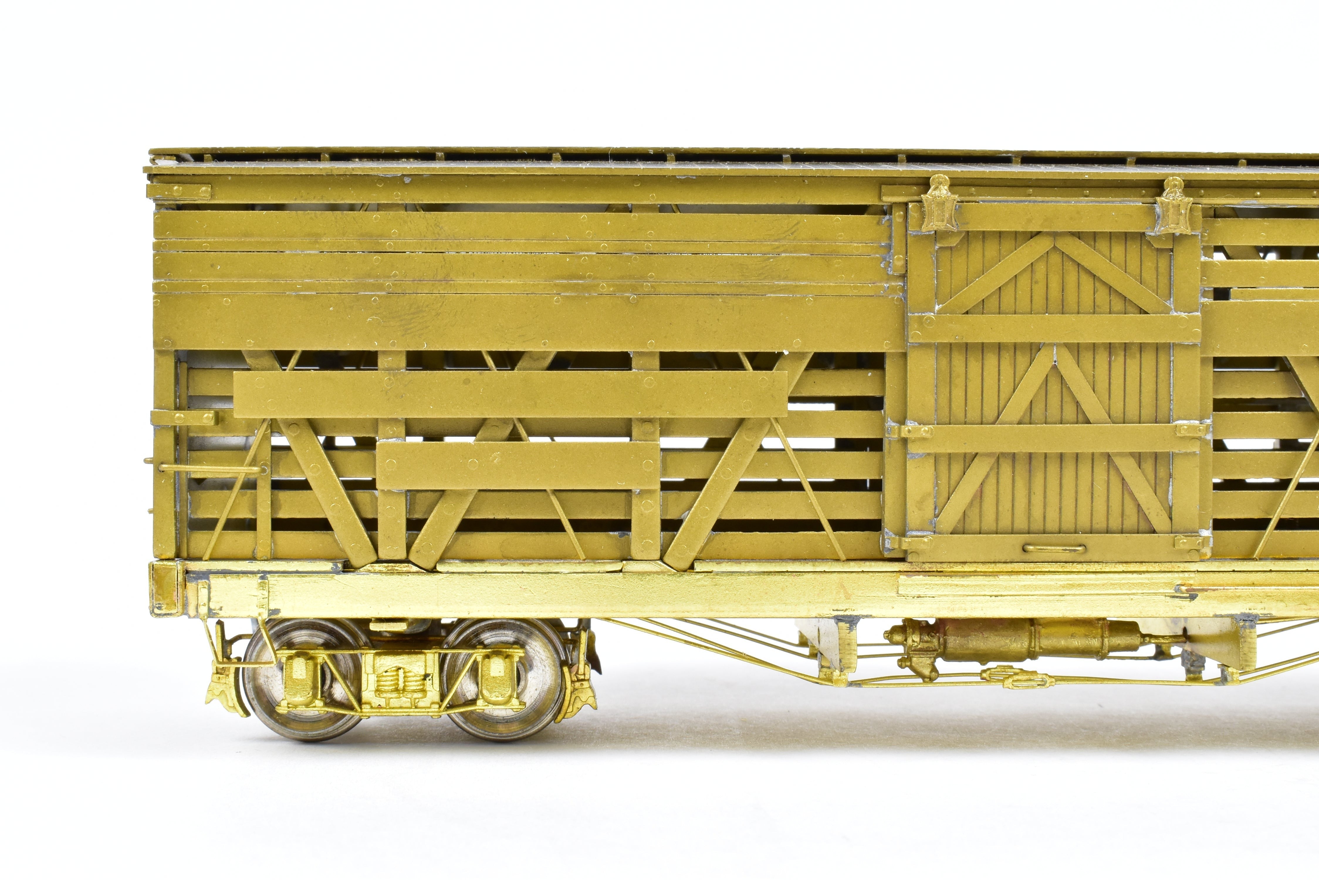 Empire Midland On3 Brass Denver & Rio Grande Western 30' Stock Car Model