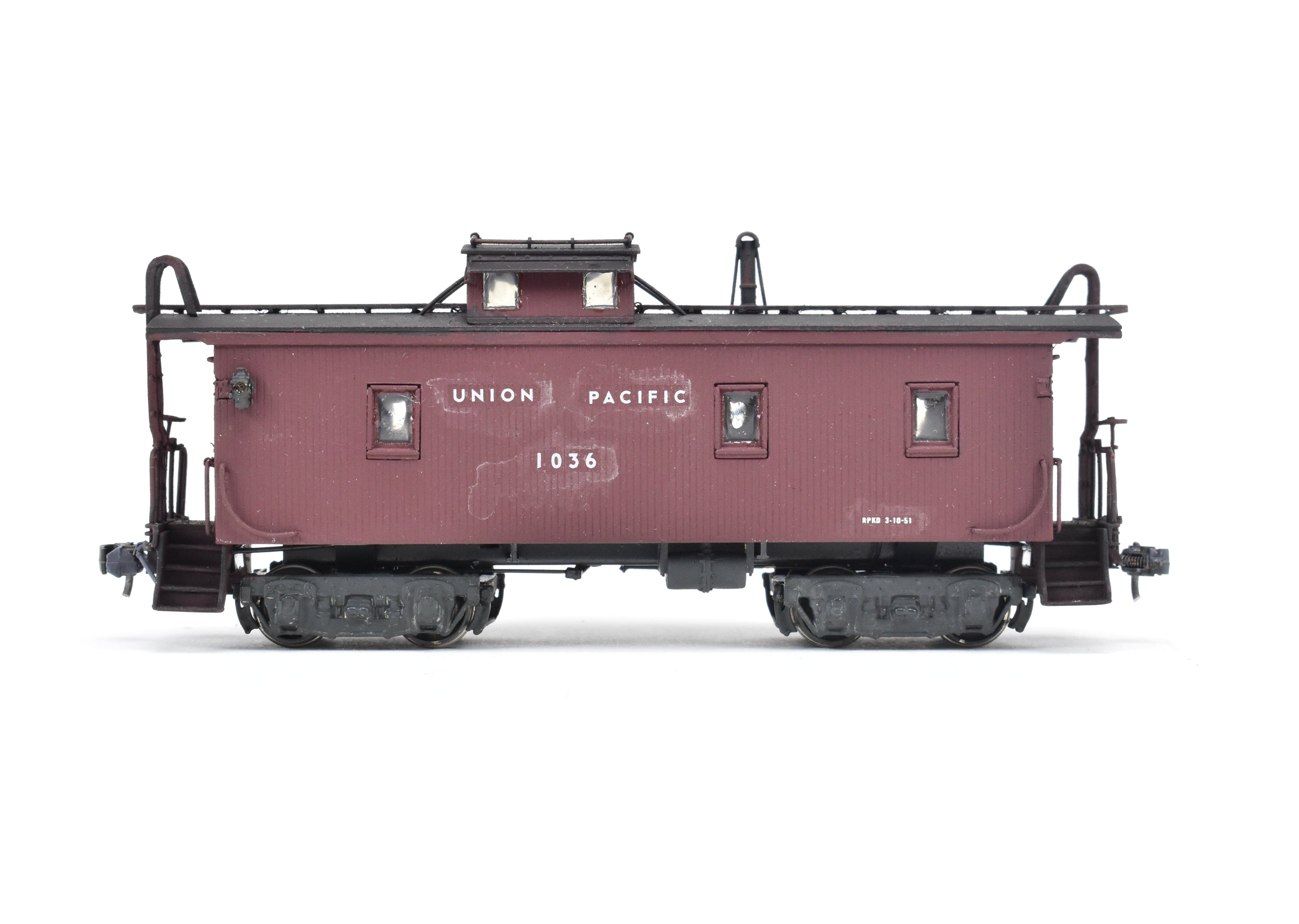 HO Brass OMI UP Union Pacific CA-1 Wood Caboose CP #1036 by Overland Models