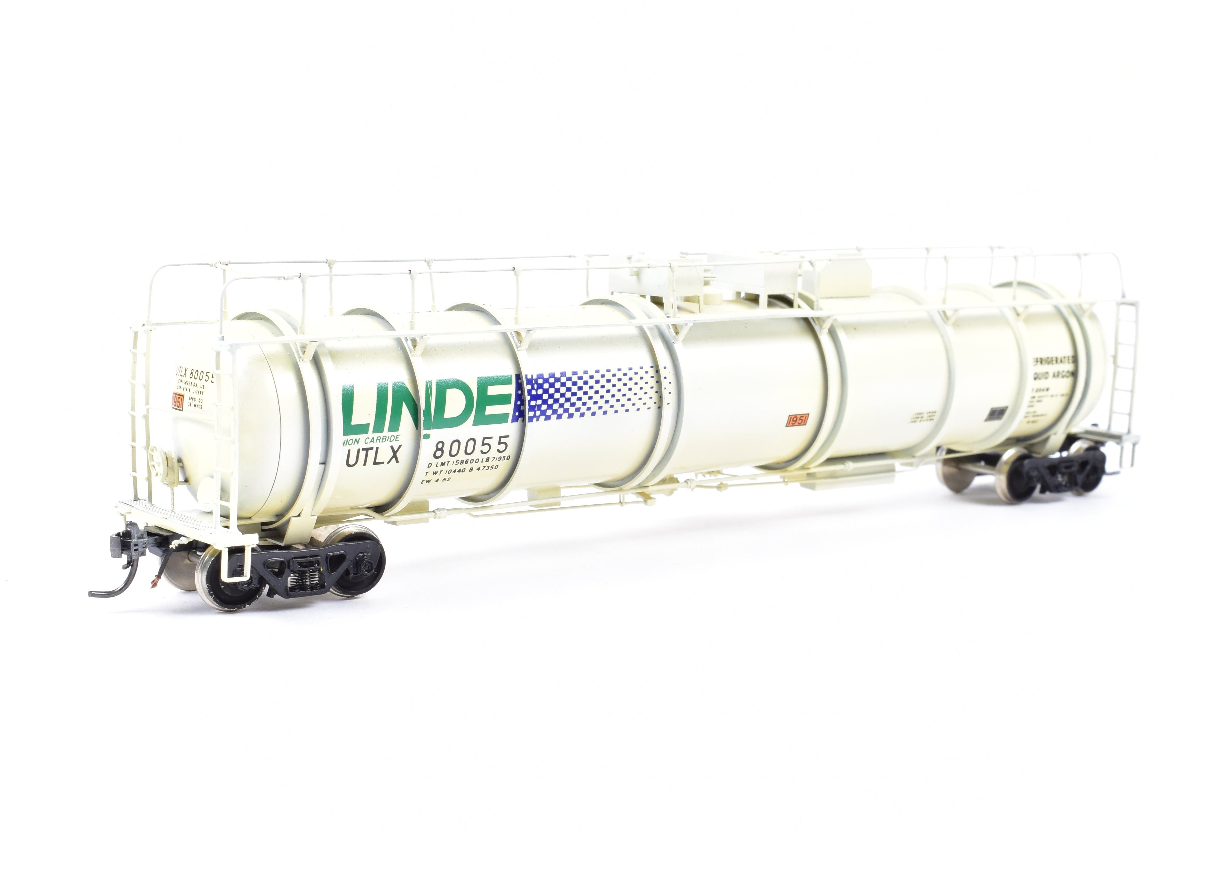 HO Brass OMI by Overland Models: Custom Painted Liquid Argon Tank #80055