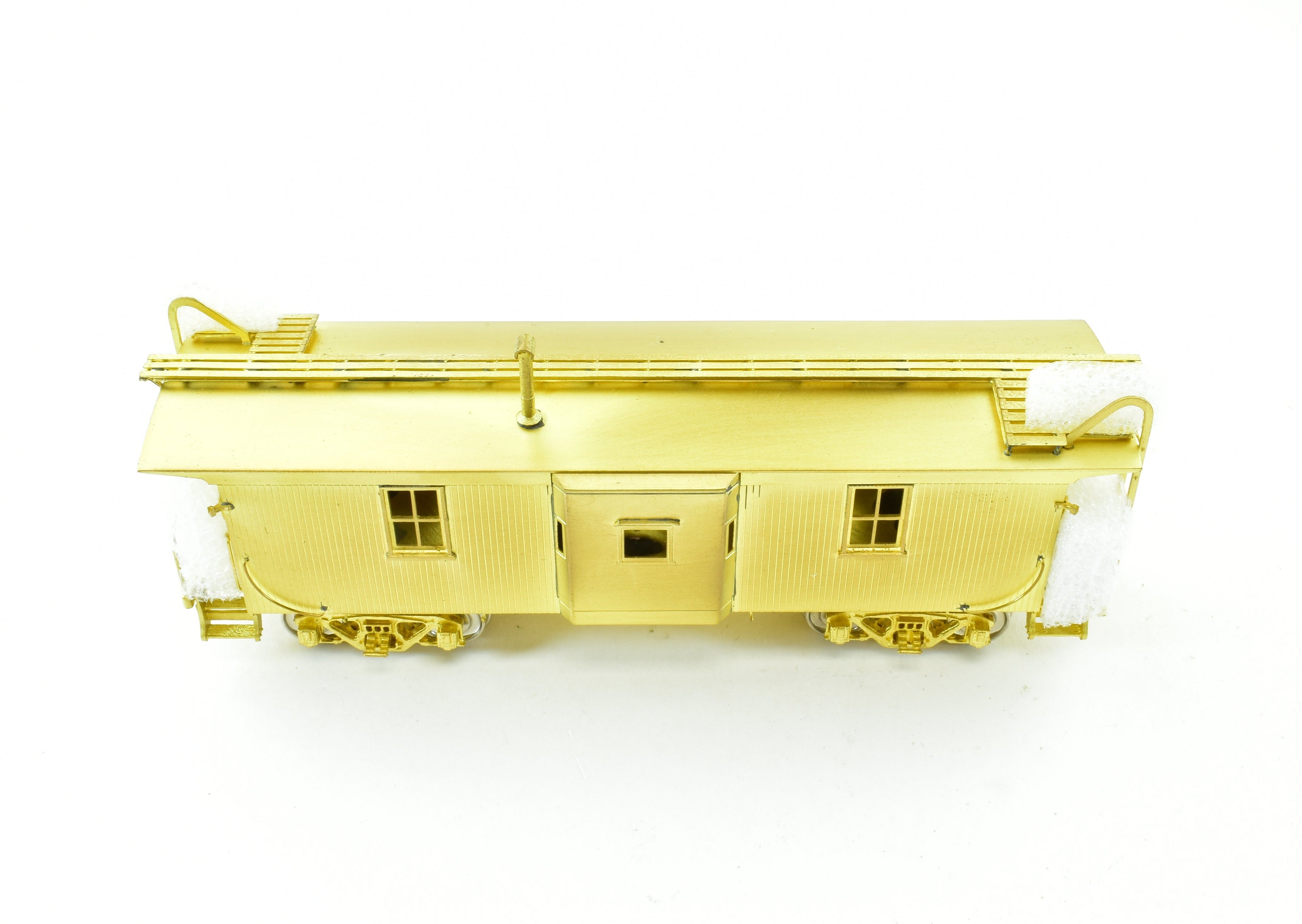 HO Scale Brass Monon Wood Caboose with Steel Bay Window by Overland Models, Inc. (OMI) - A Collectible Model Train Car