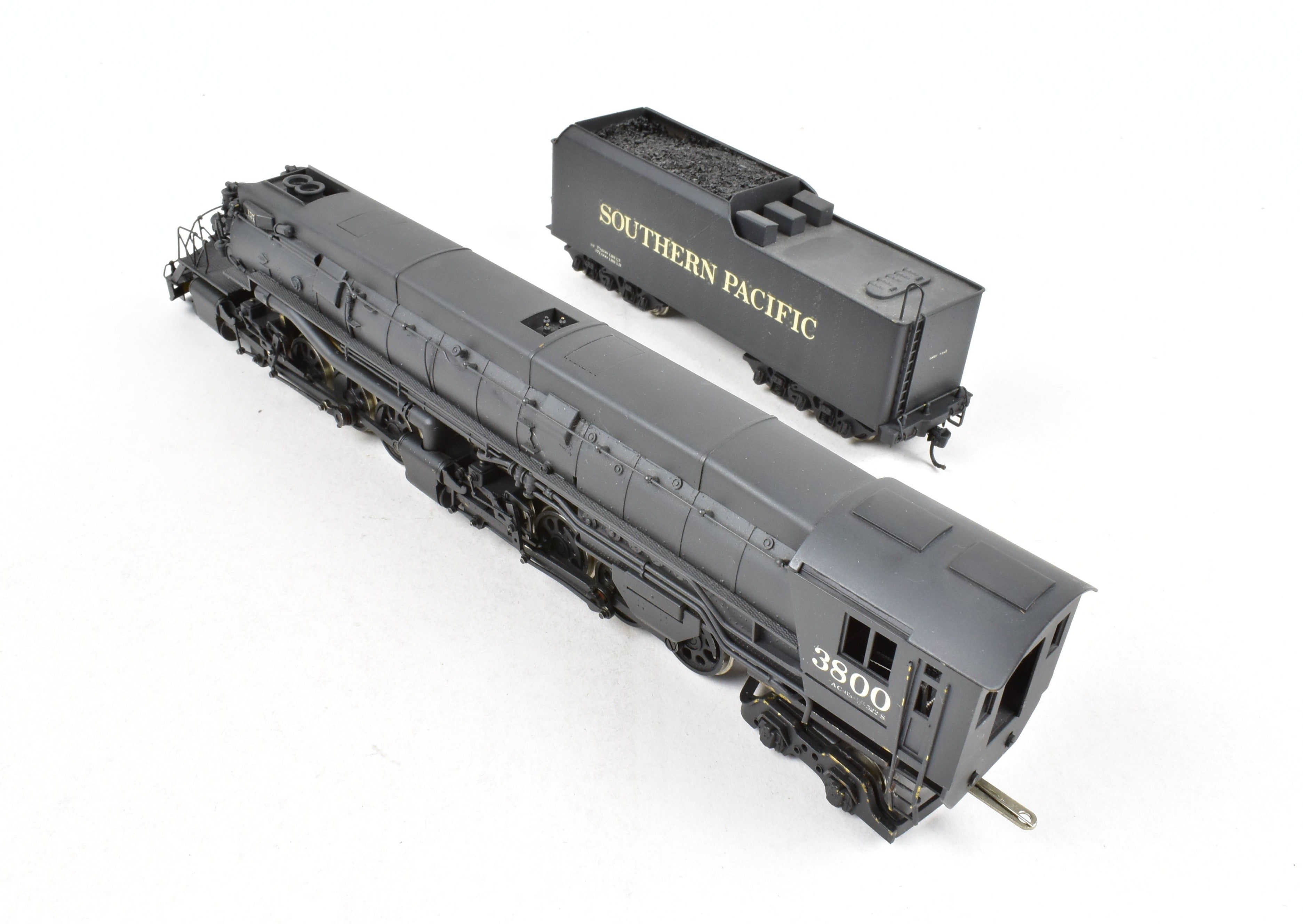 HO Scale Brass Gem Models SP Southern Pacific AC-9 2-8-8-4 Custom Painted Coal Version