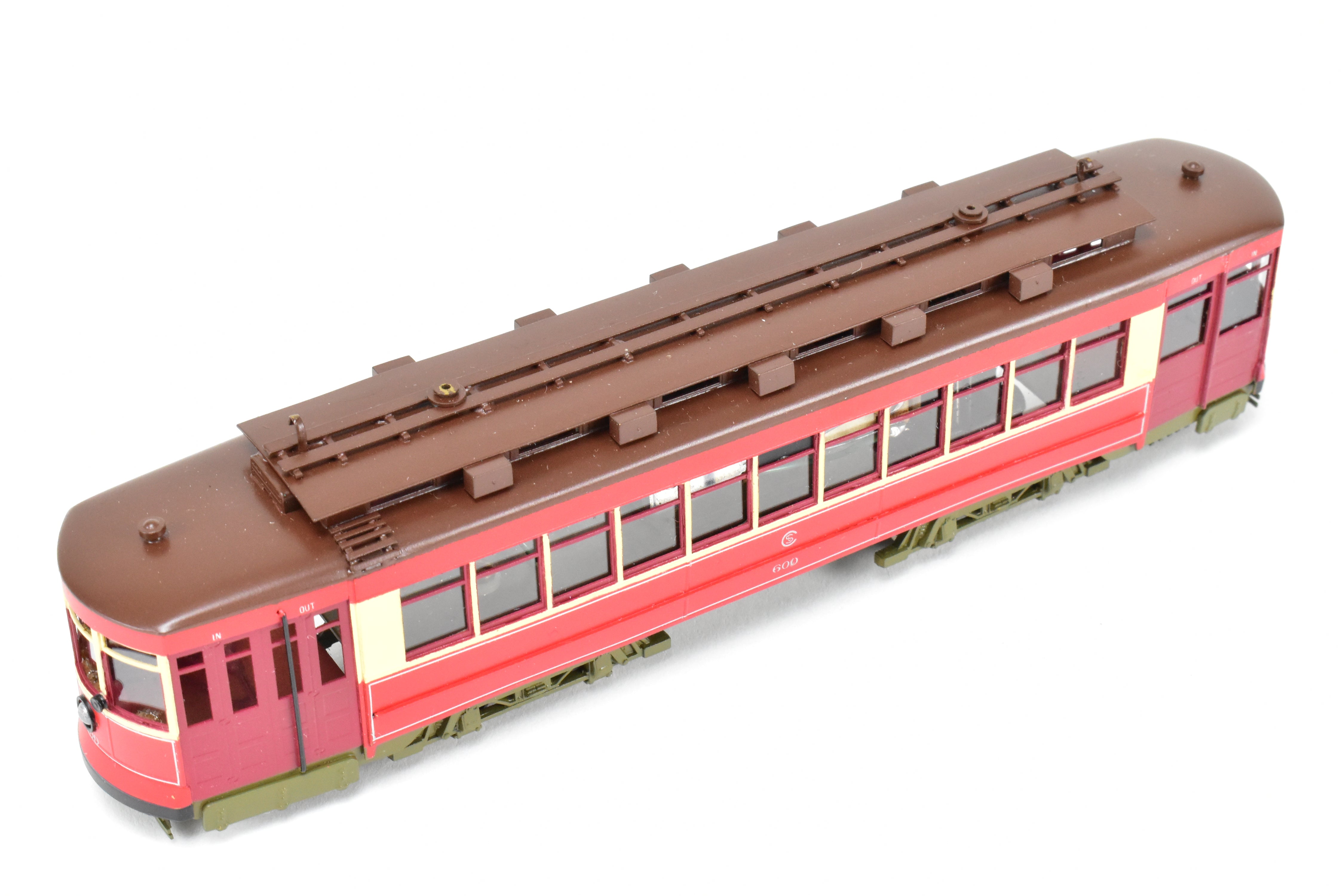 HO Scale Brass Fairfield 343 CSL Chicago Surface Lines Custom Painted Pullman Car No. 600 in REBOXX