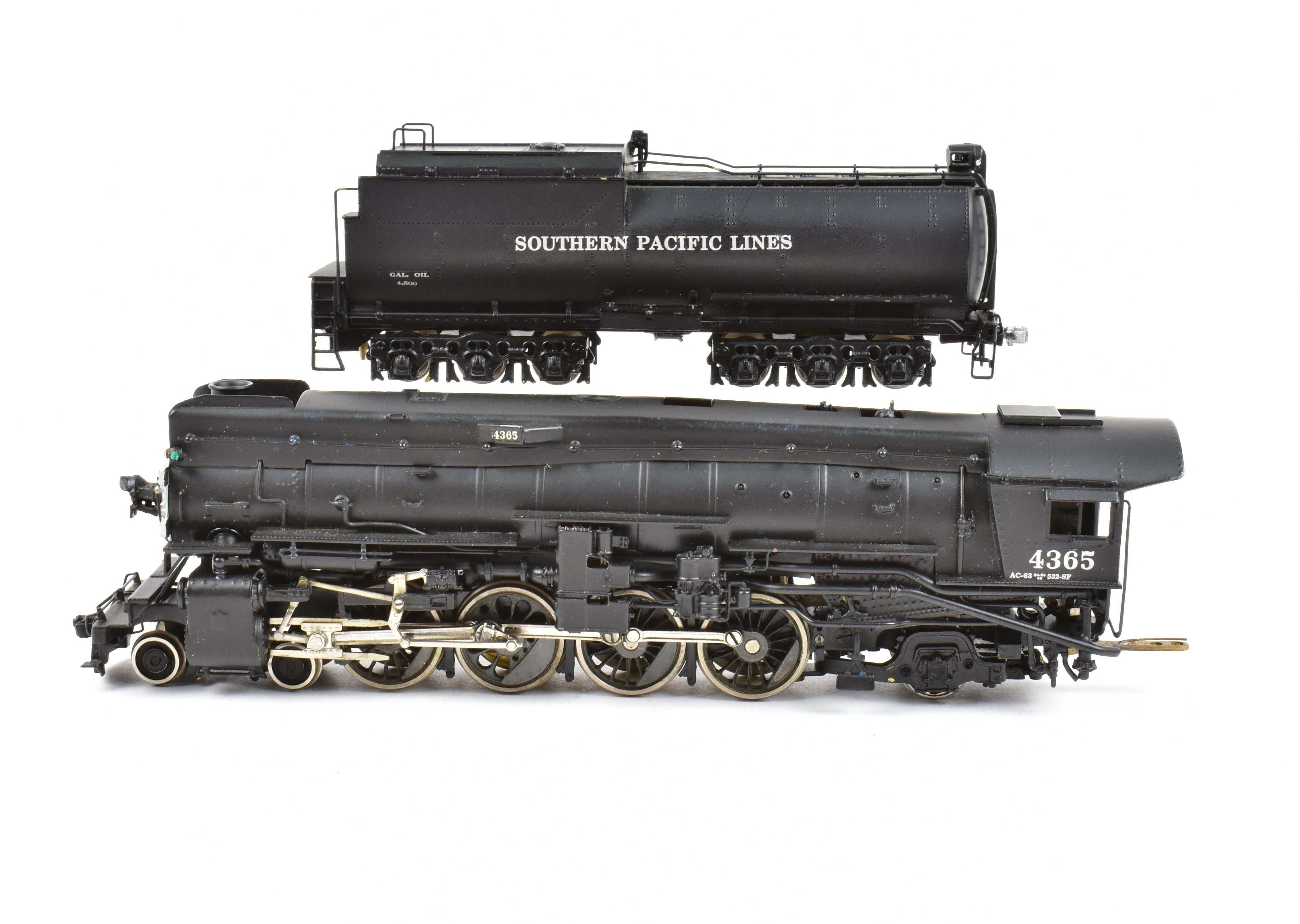 HO Scale Brass Model Train - Balboa SP Southern Pacific MT - 4 4 - 8 - 2 Custom Painted with Pre - 1946 Design