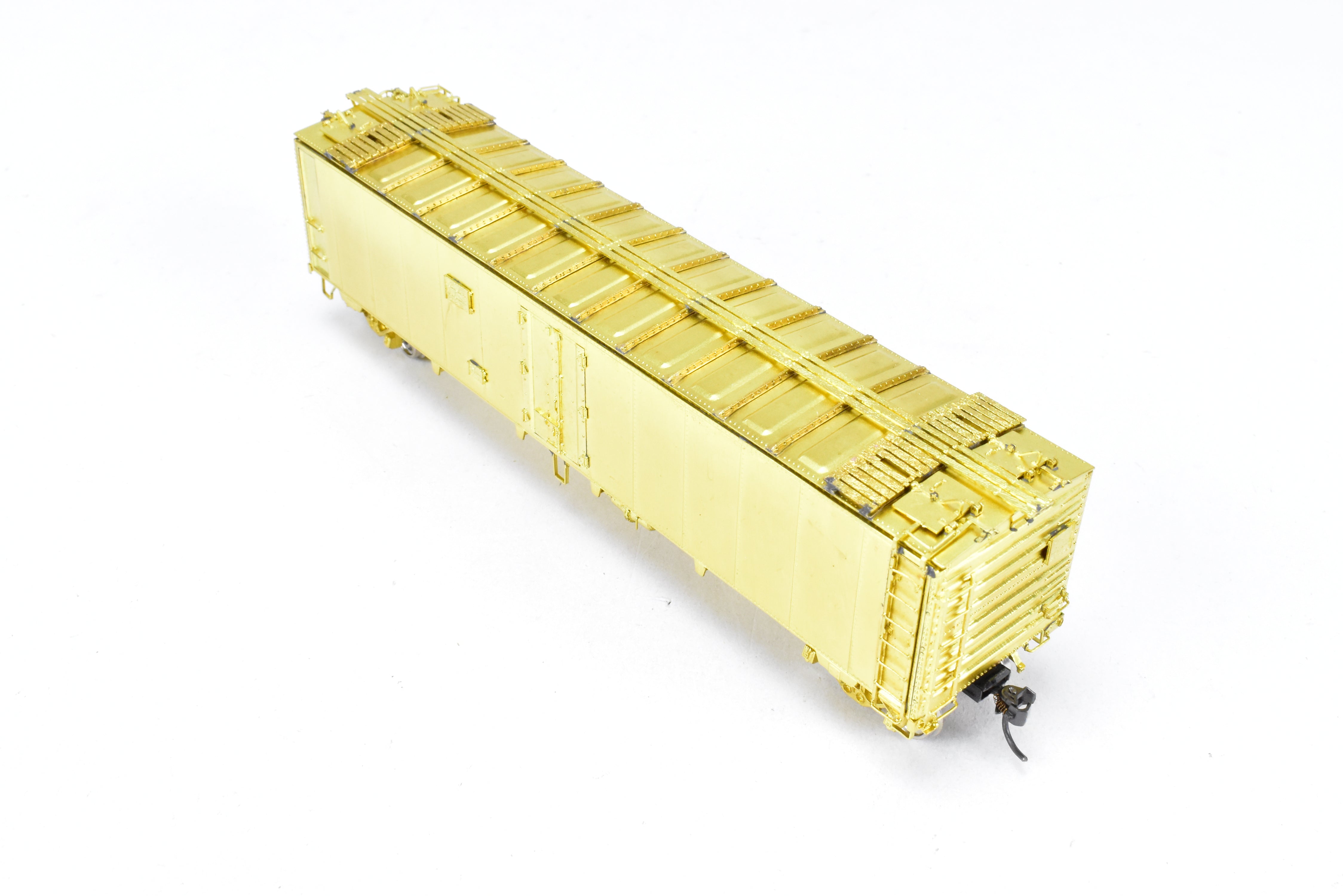 HO Brass OMI ATSF - Santa Fe SFRD 50' Ice Bunker Steel Refrigerator Car, Excellent Condition