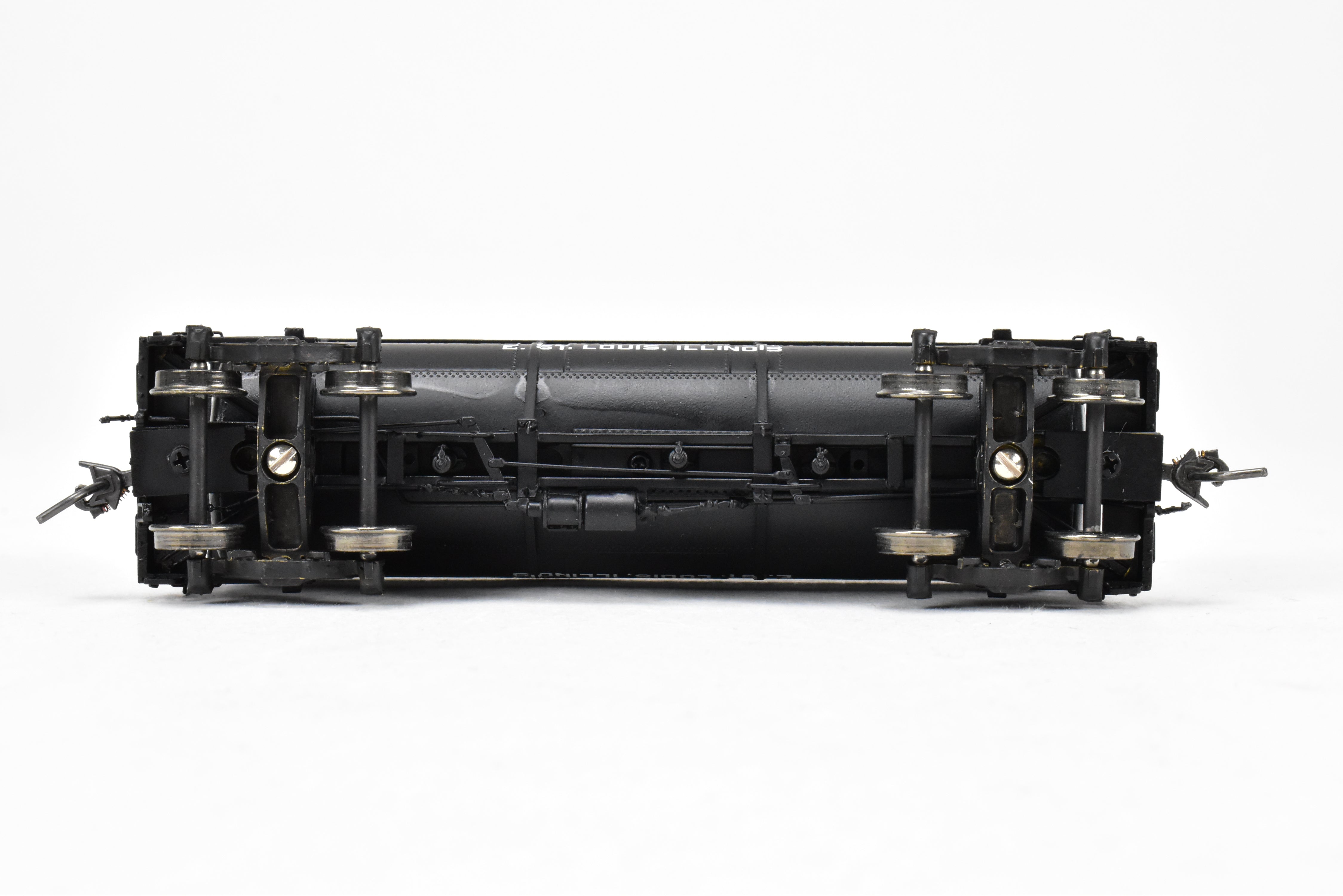 HO Scale Brass Model Train W&R Enterprises Various Roads AC&F 10,000 Gallon 3-Dome Tank Car Featuring High Walkway and Custom Paint by The Mid Continent Oil Refining Co.