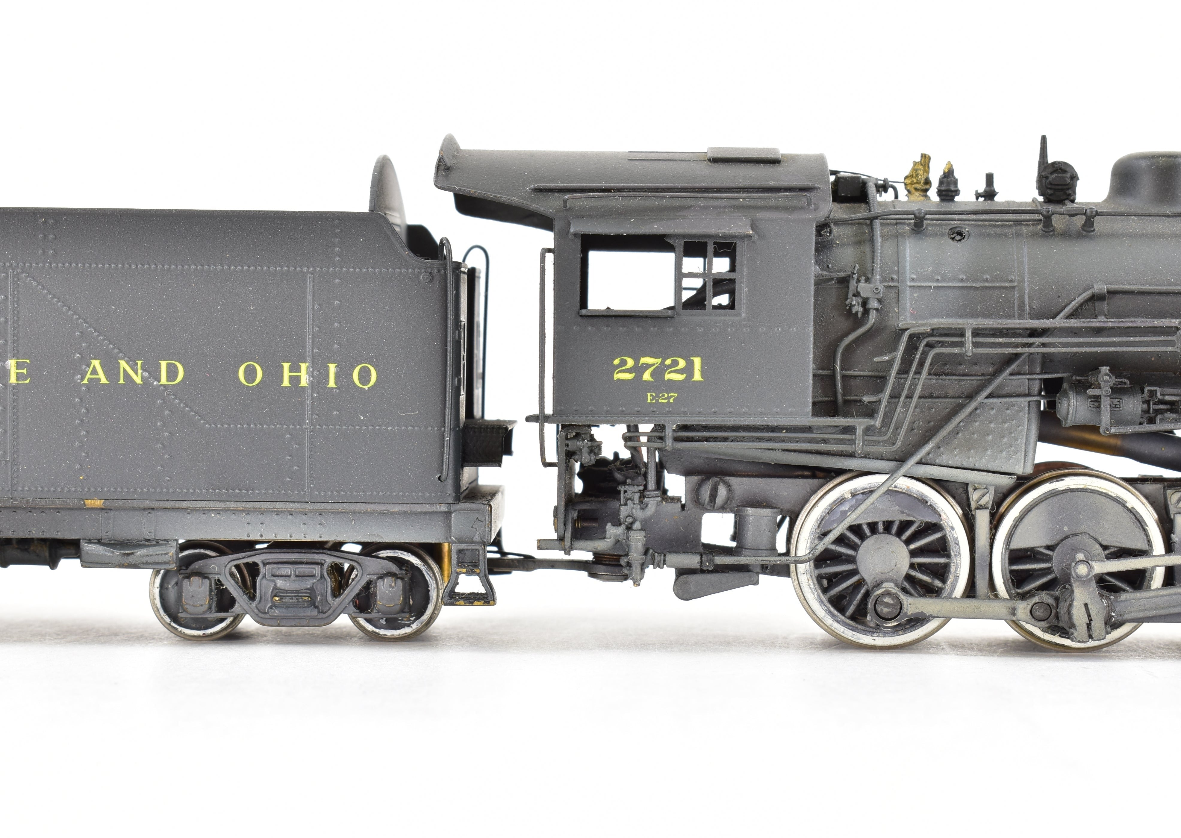 HO Brass PFM - United B&O Baltimore & Ohio E-27ca 2-8-0 Custom Painted Can Motor Model