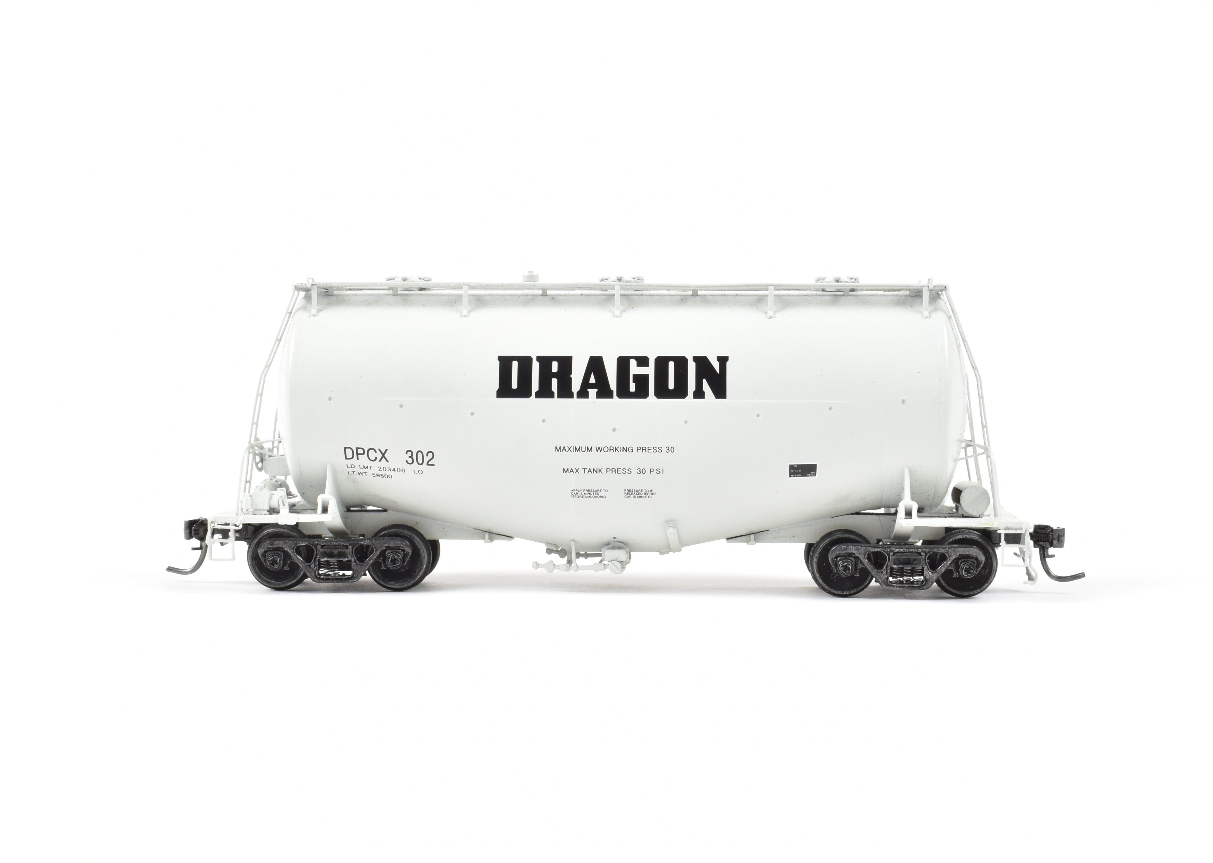 HO Scale Brass Construction Railway Classics GATX Pressure Slide Whale Belly Cement Hopper Model of Various Roads by FP Dragon Products DPCX 302
