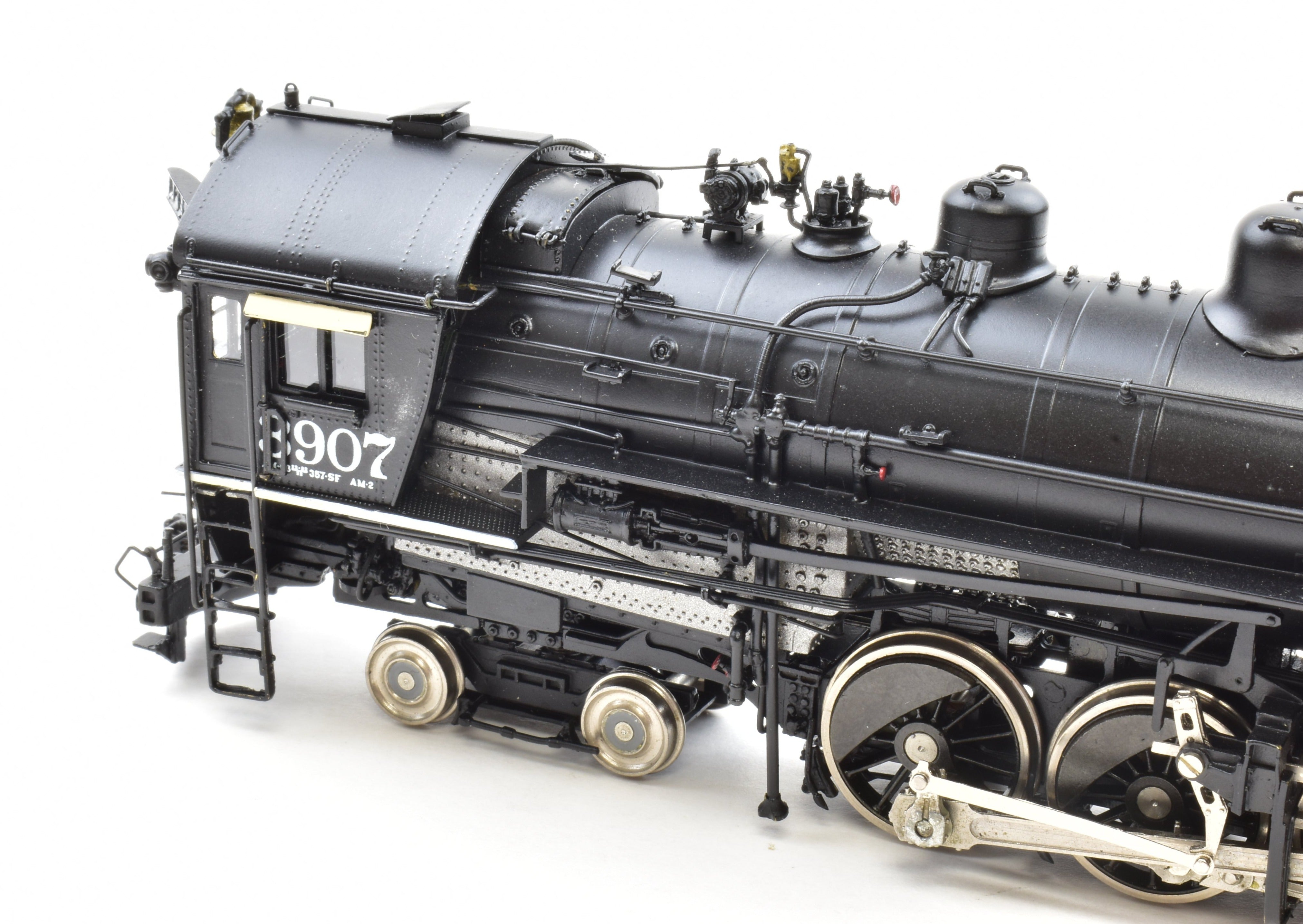 HO Scale Brass Key Imports Southern Pacific AM - 2 4 - 6 - 6 - 2 Cab Forward #3907 Post - War Model