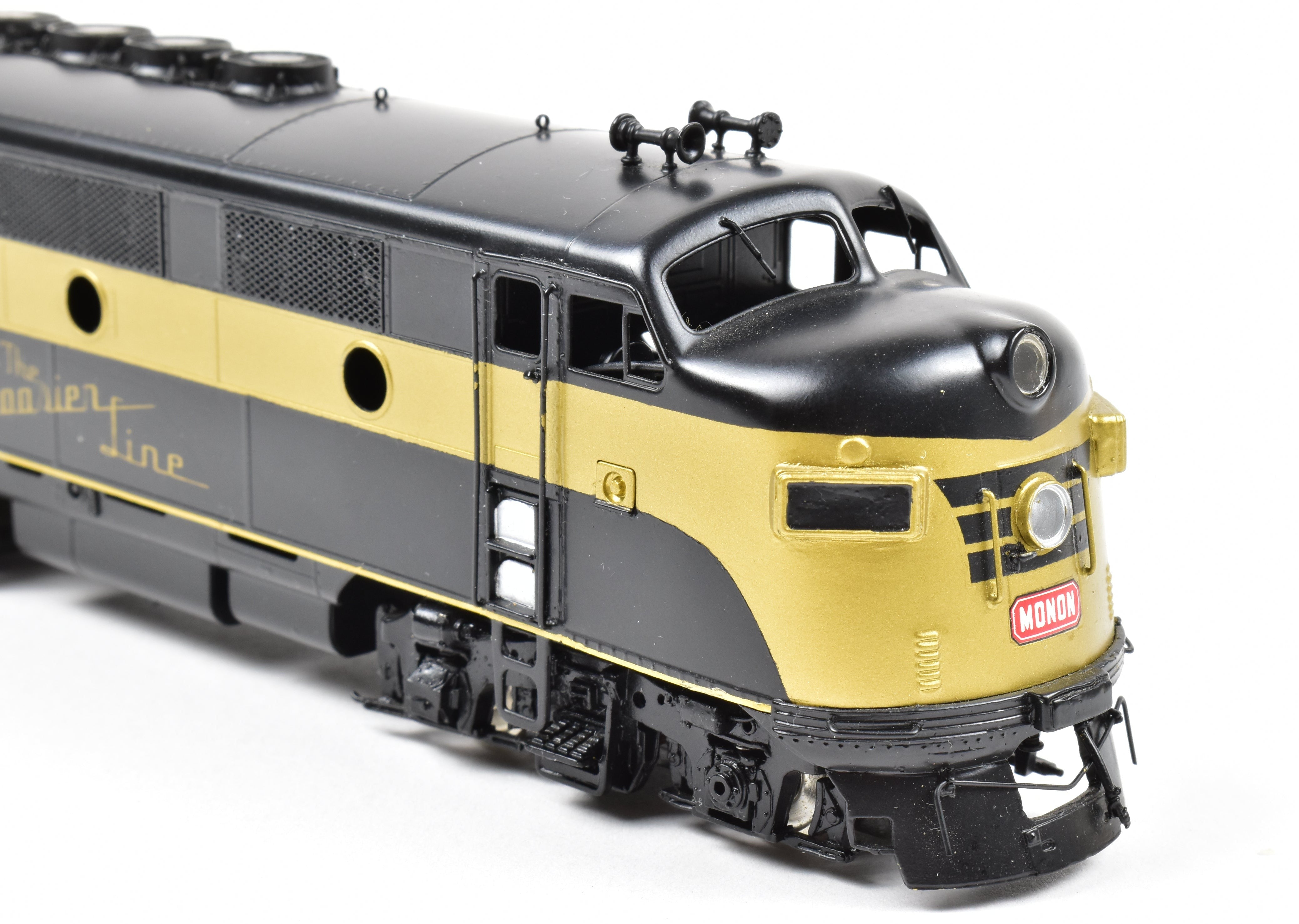 HO Brass Oriental Limited CIL Monon EMD F3A PH II Factory Painted in Elegant Black and Gold