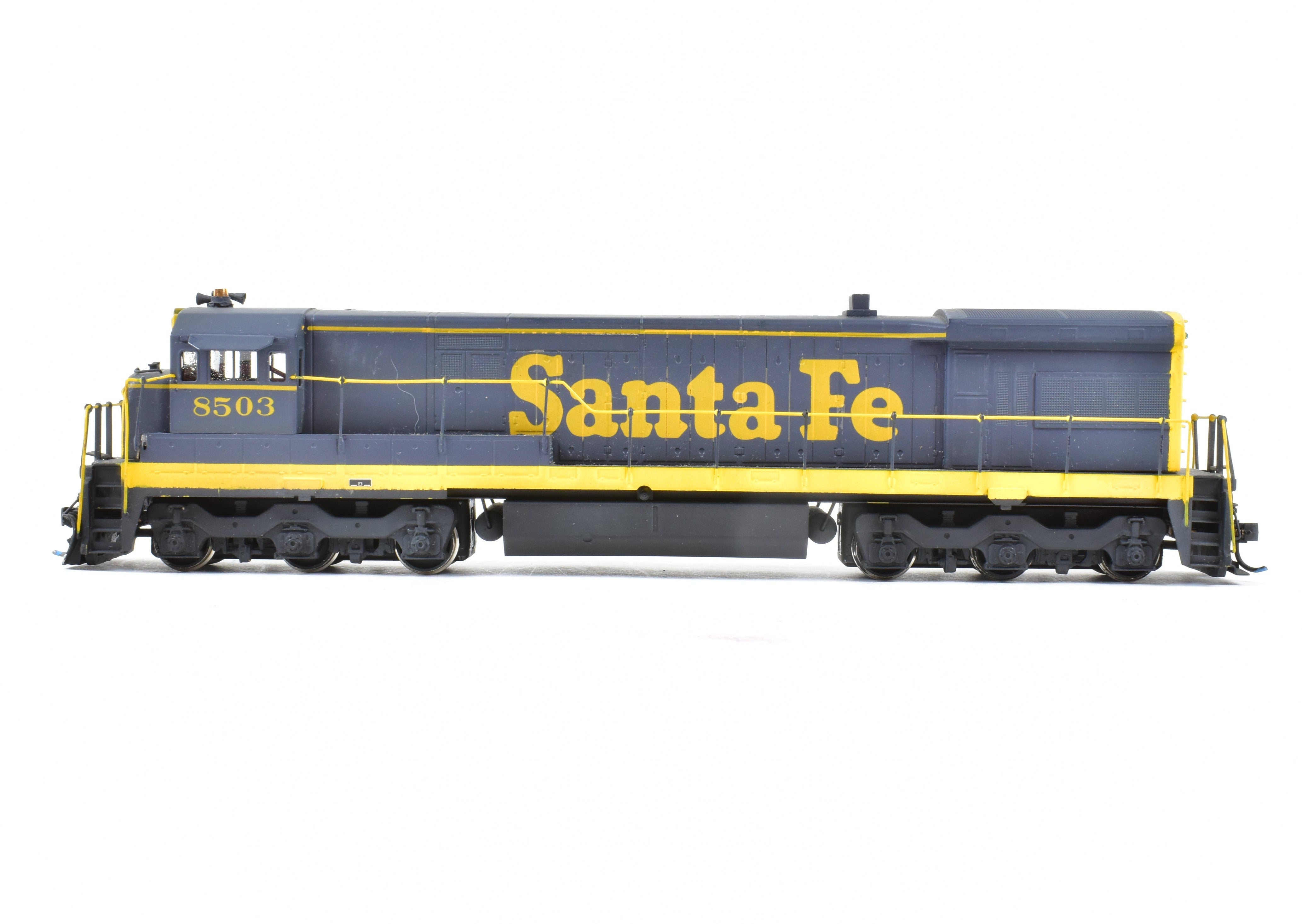 Custom Painted HO Brass Alco Models ATSF Santa Fe GE U - 33C Diesel