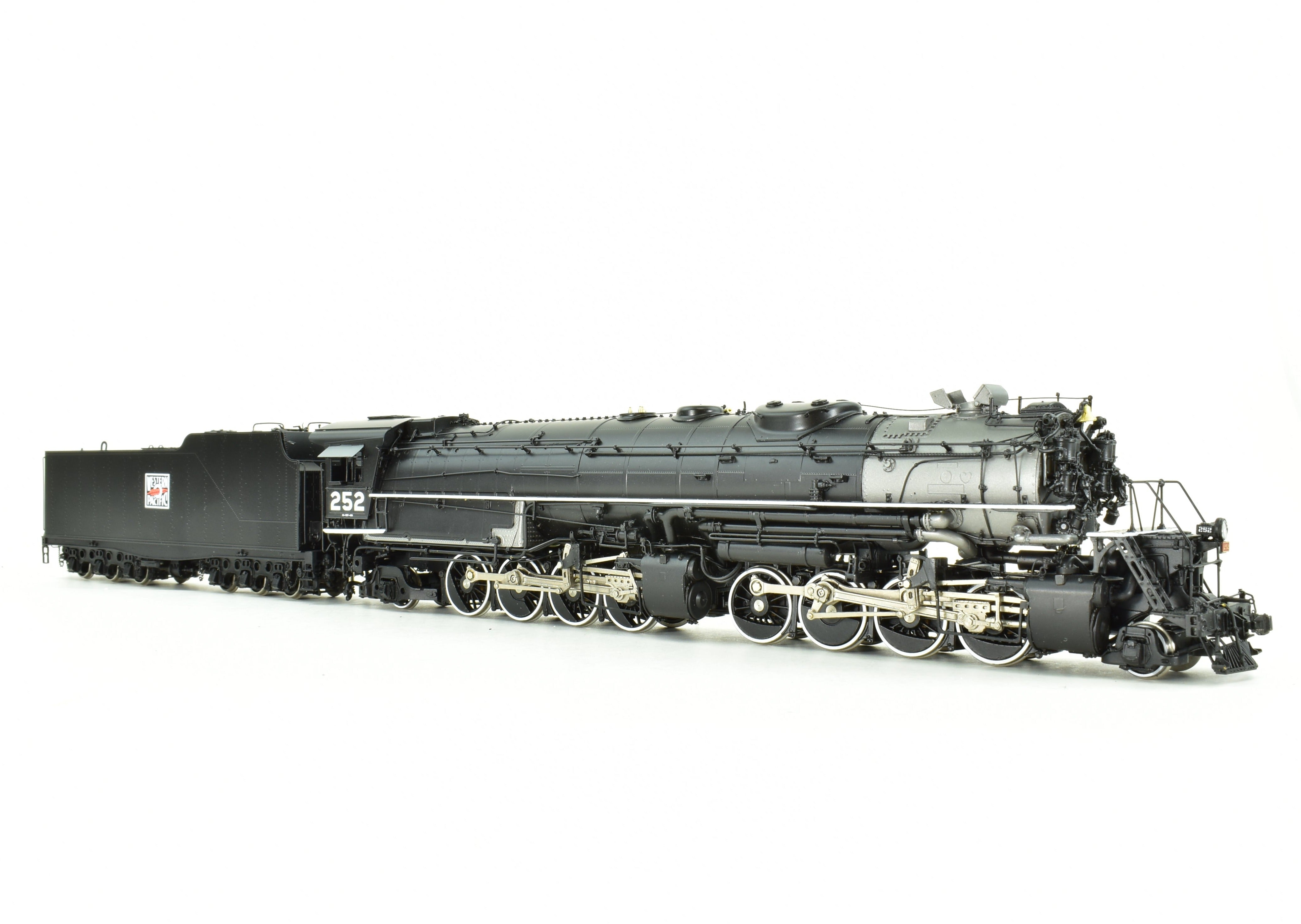 HO Brass Western Pacific 2-8-8-2 Class 251 V1 FP Black DCC & Sound by W&R
