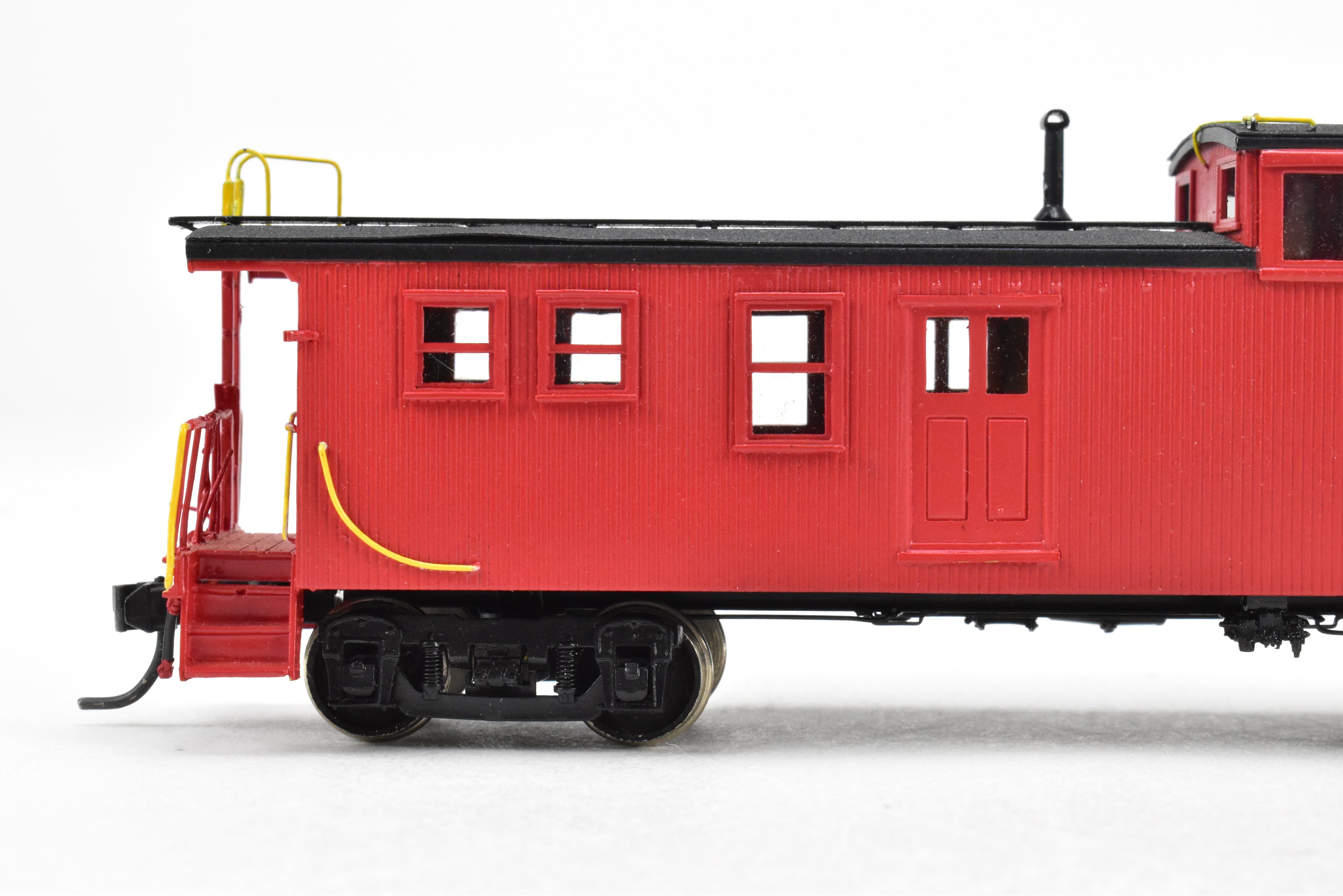 HO Scale Brass Model Train Caboose - OMI (Overland Models, Inc.) Florida East Coast Wood Side - Door Caboose, Car Number 705