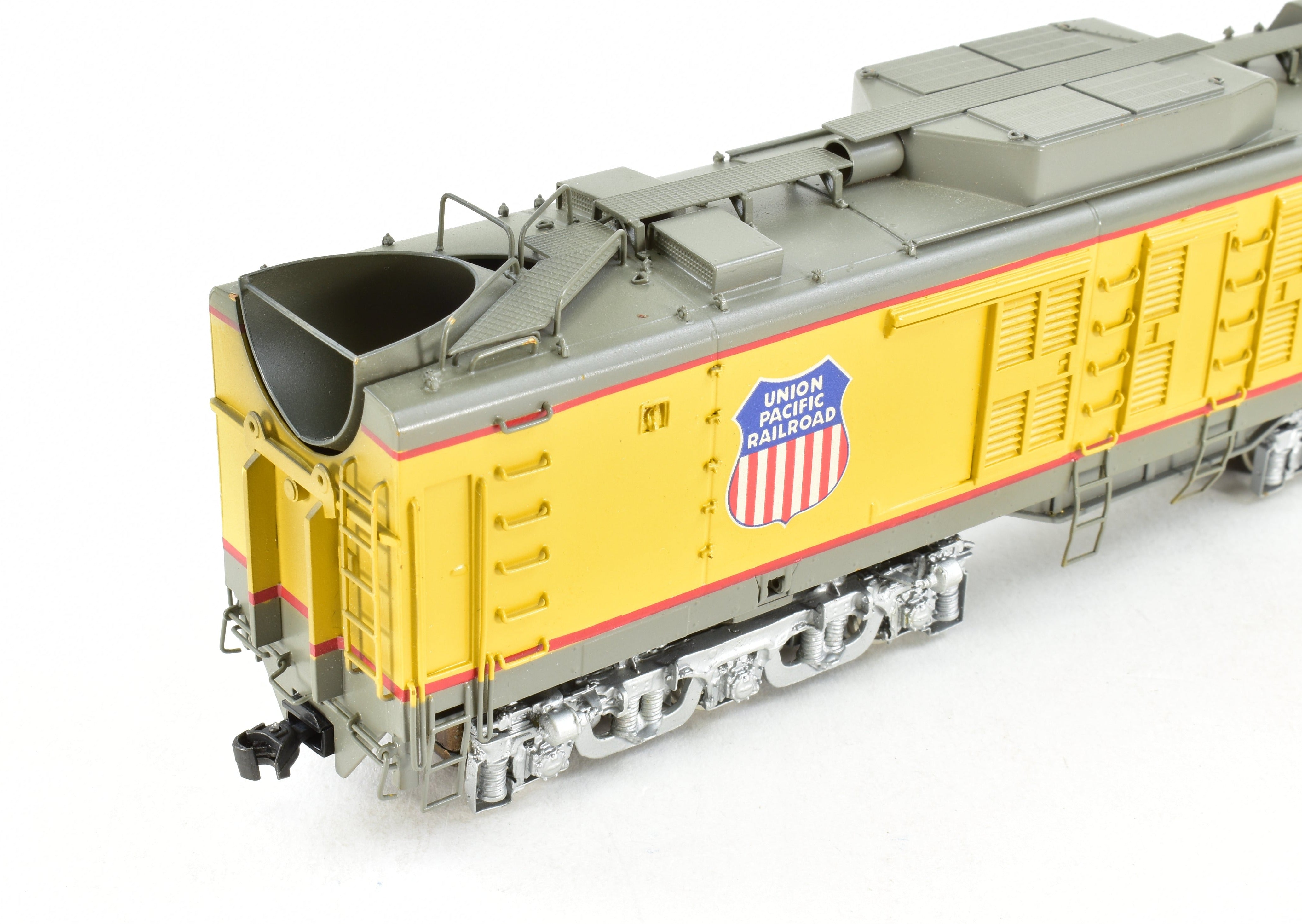 HO Scale Brass ALCO Union Pacific 3-Unit Gas Turbine Electric Model Train - Big Blow Variant with Custom Paint, DCC & Tsunami Sound