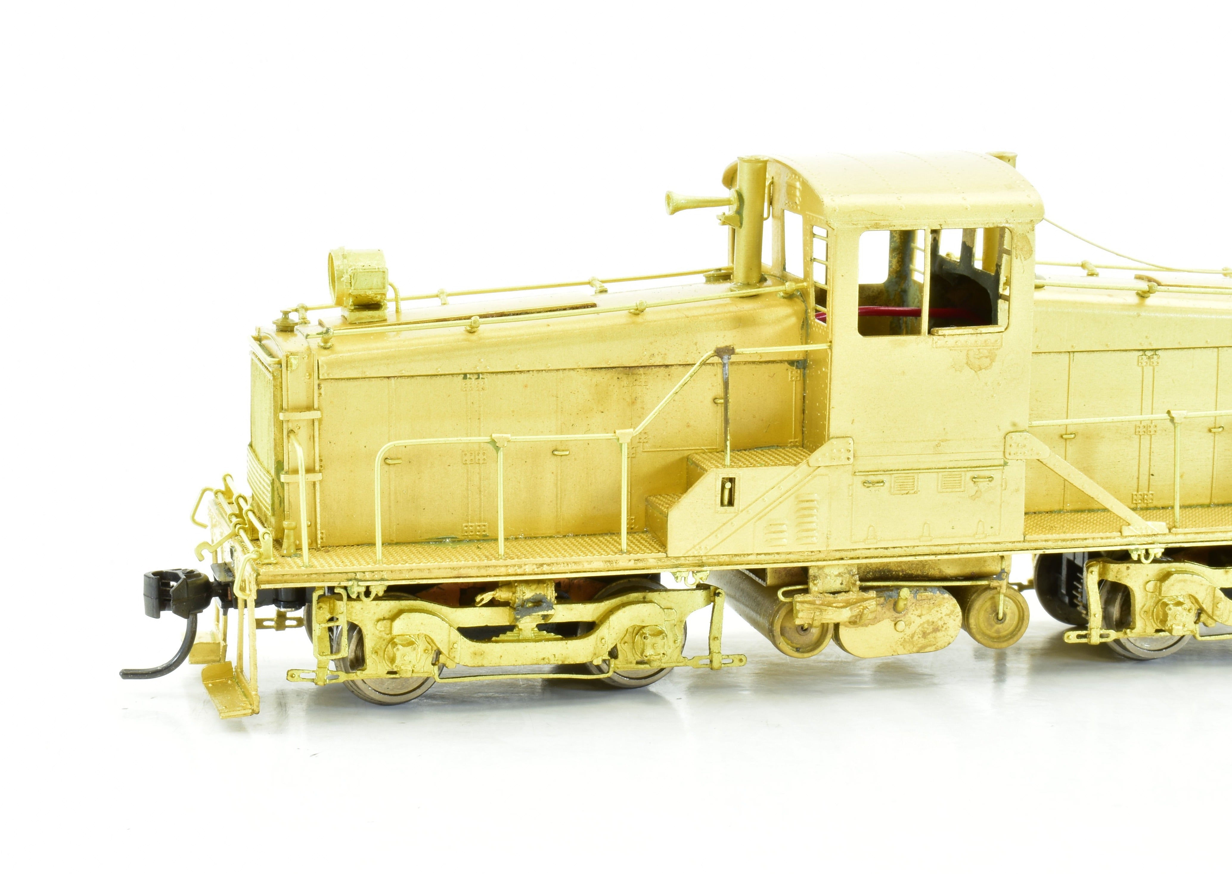 HO Scale Brass Oriental Limited CB&Q - Burlington Route Midwest Locomotive Works 65 - Ton Center - Cab Diesel Switcher Model Train