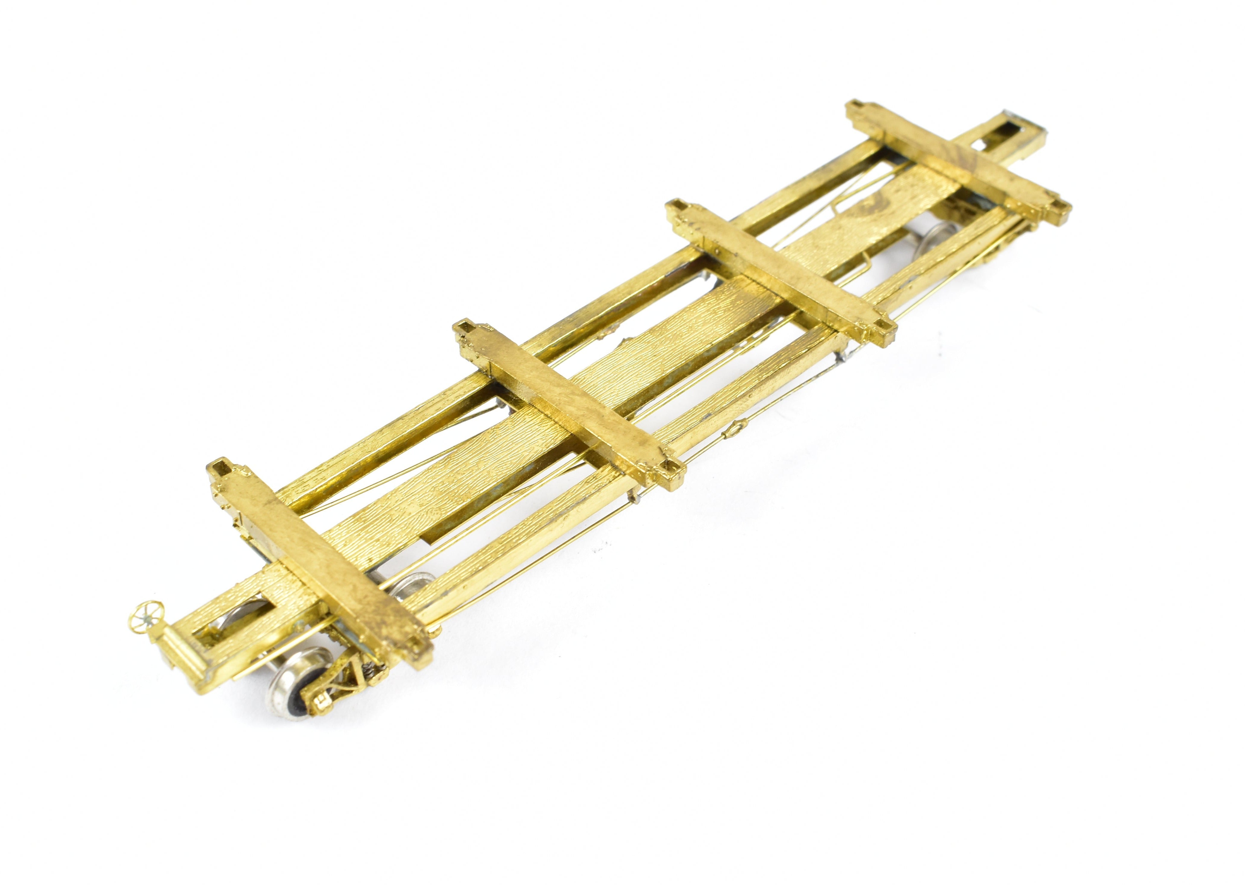 HOn3 Brass Oriental Limited Narrow Gauge Log Car with Spare Parts
