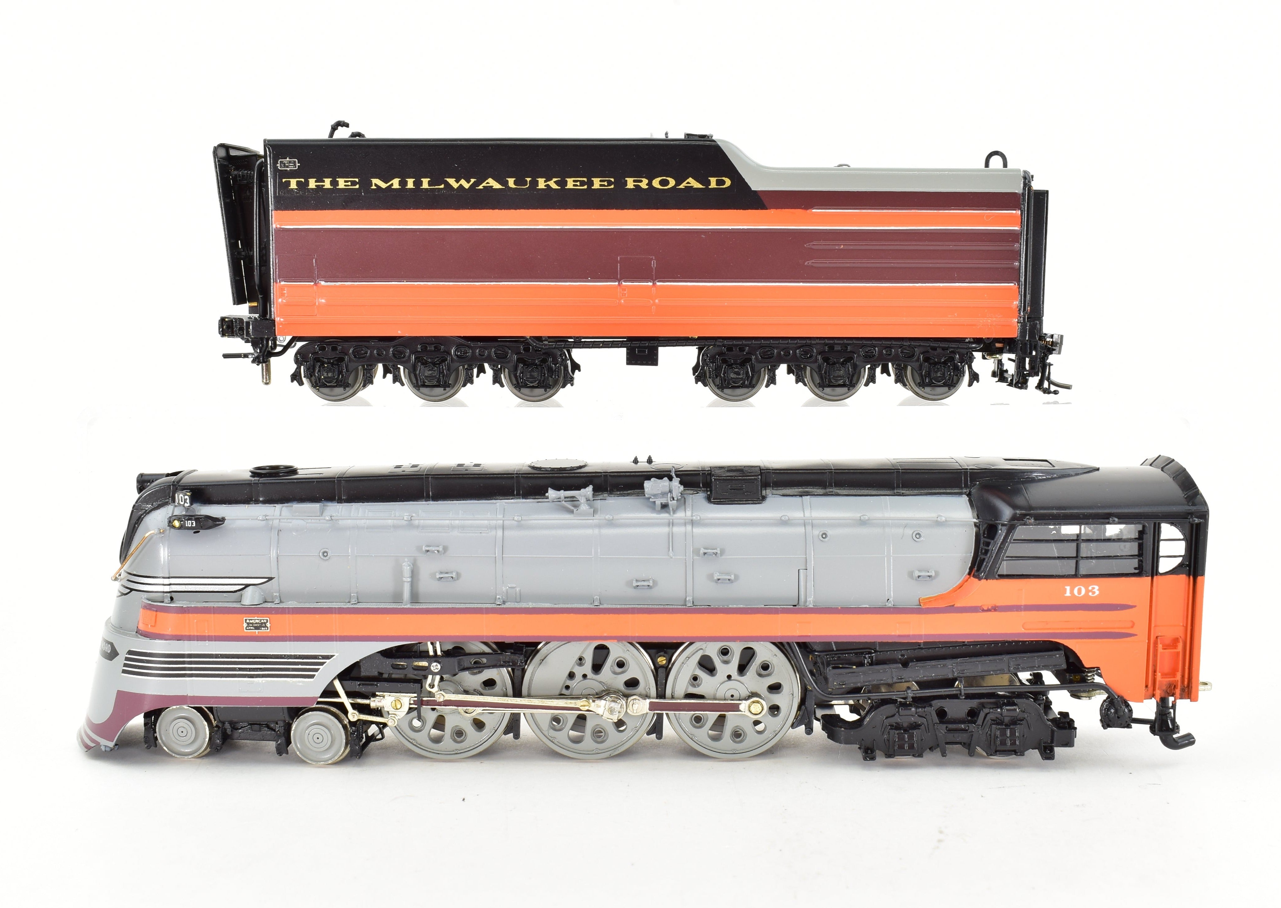HO Brass OMI - Overland Models Inc. MILW F-7 4-6-4 Baltic FP No. 103