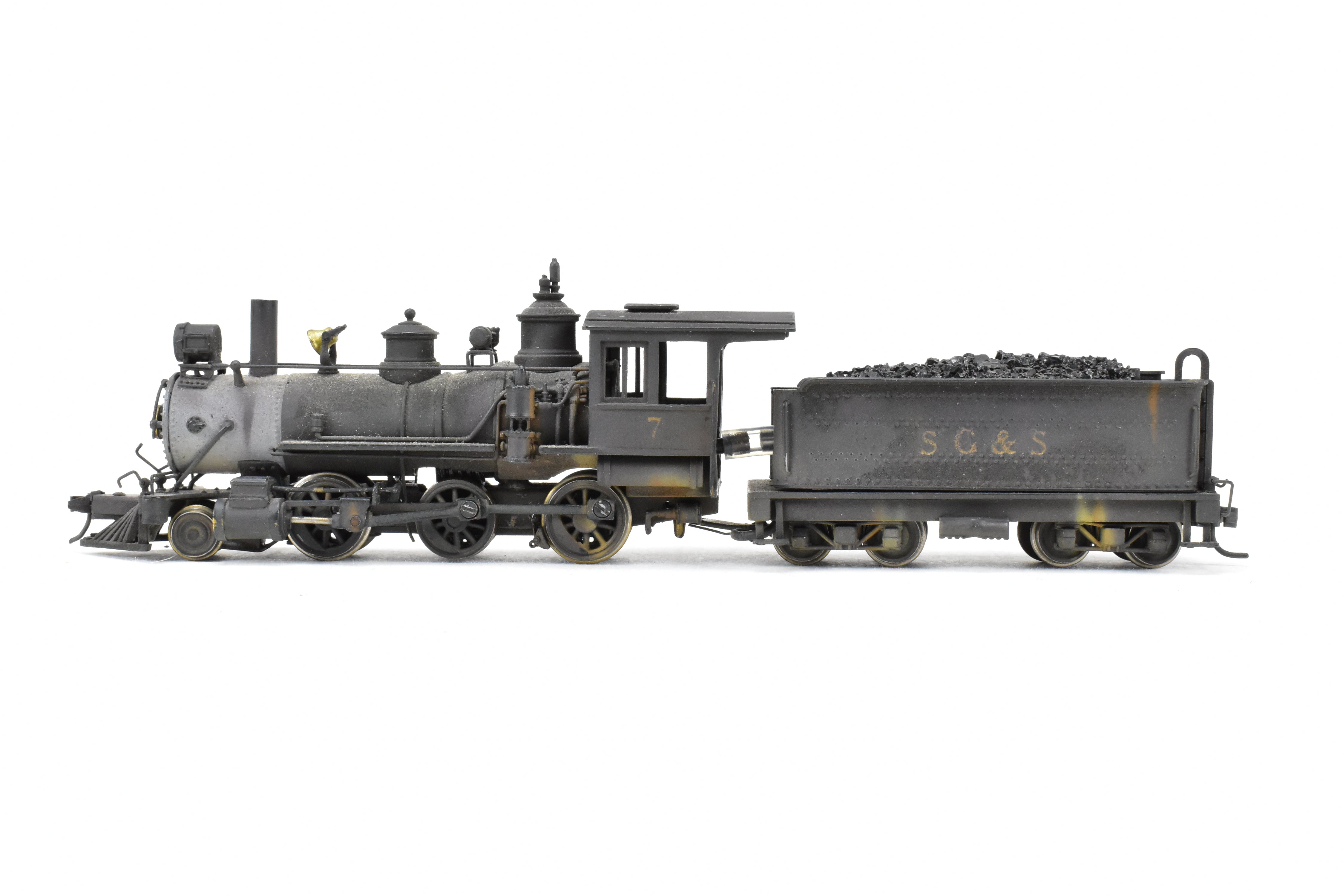 HOn3 Brass Porter Mogul 2-6-0 CP Model by Far East Distributors, Custom Modified