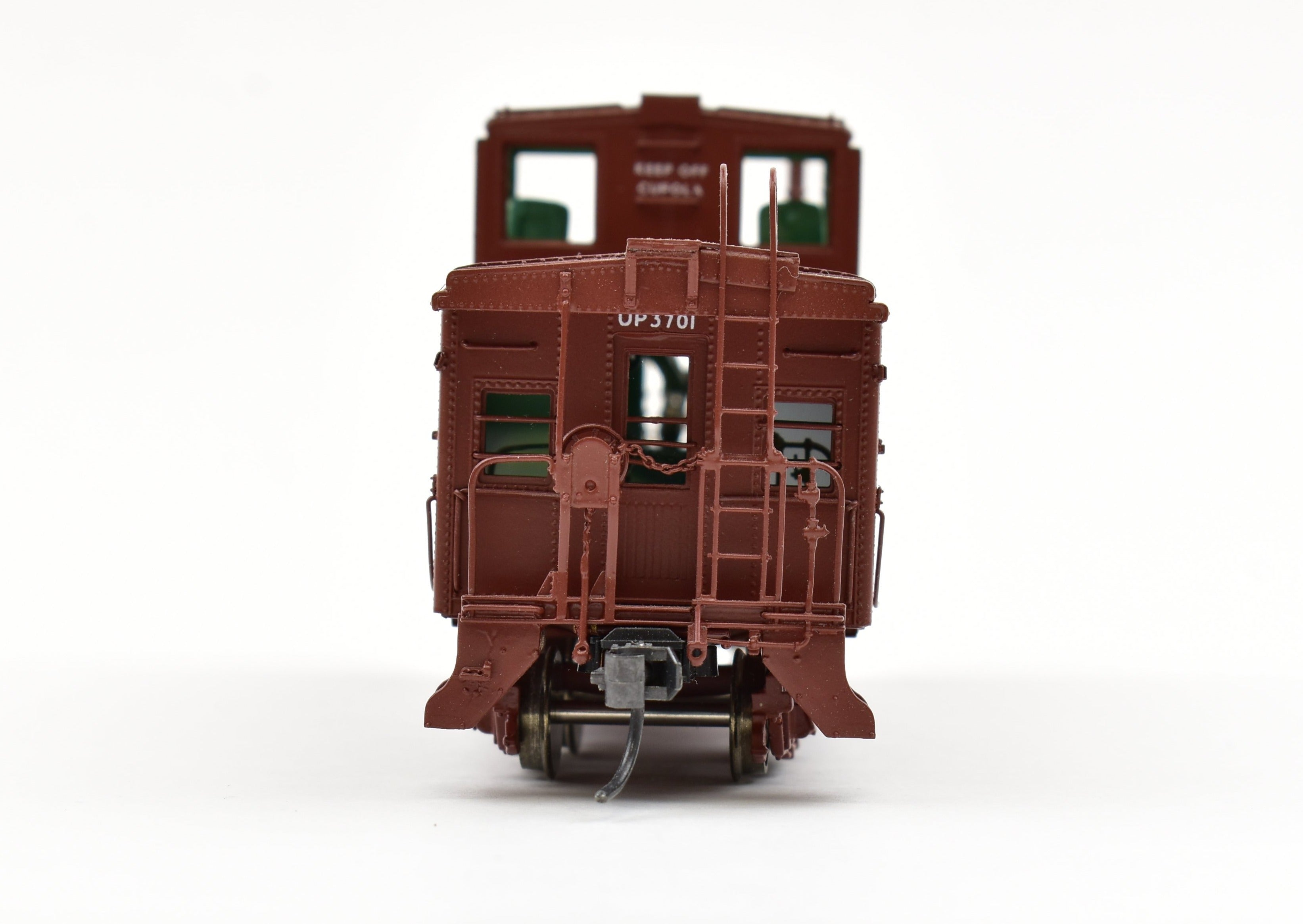 HO Scale Brass Caboose Model - OMI (Overland Models, Inc.) Union Pacific CA - 3 Caboose from 2000 Run with Full Interior