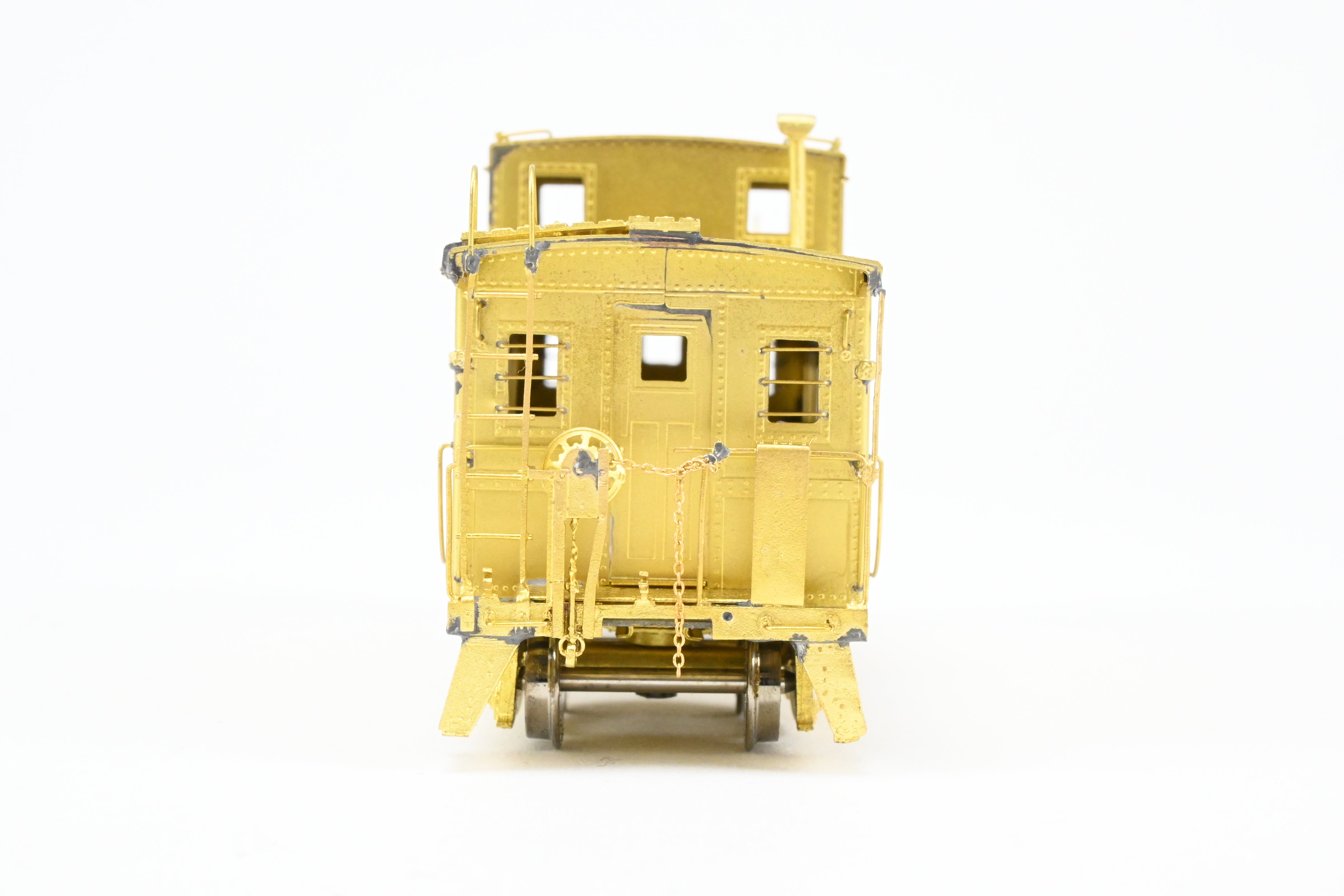 HO Scale Brass OMI - Overland Models, Inc. Model Railroad Erie Railroad Offset Cupola Caboose Nos. C - 110 - 169 Riveted Design with Belt Rail from the 1951 Era