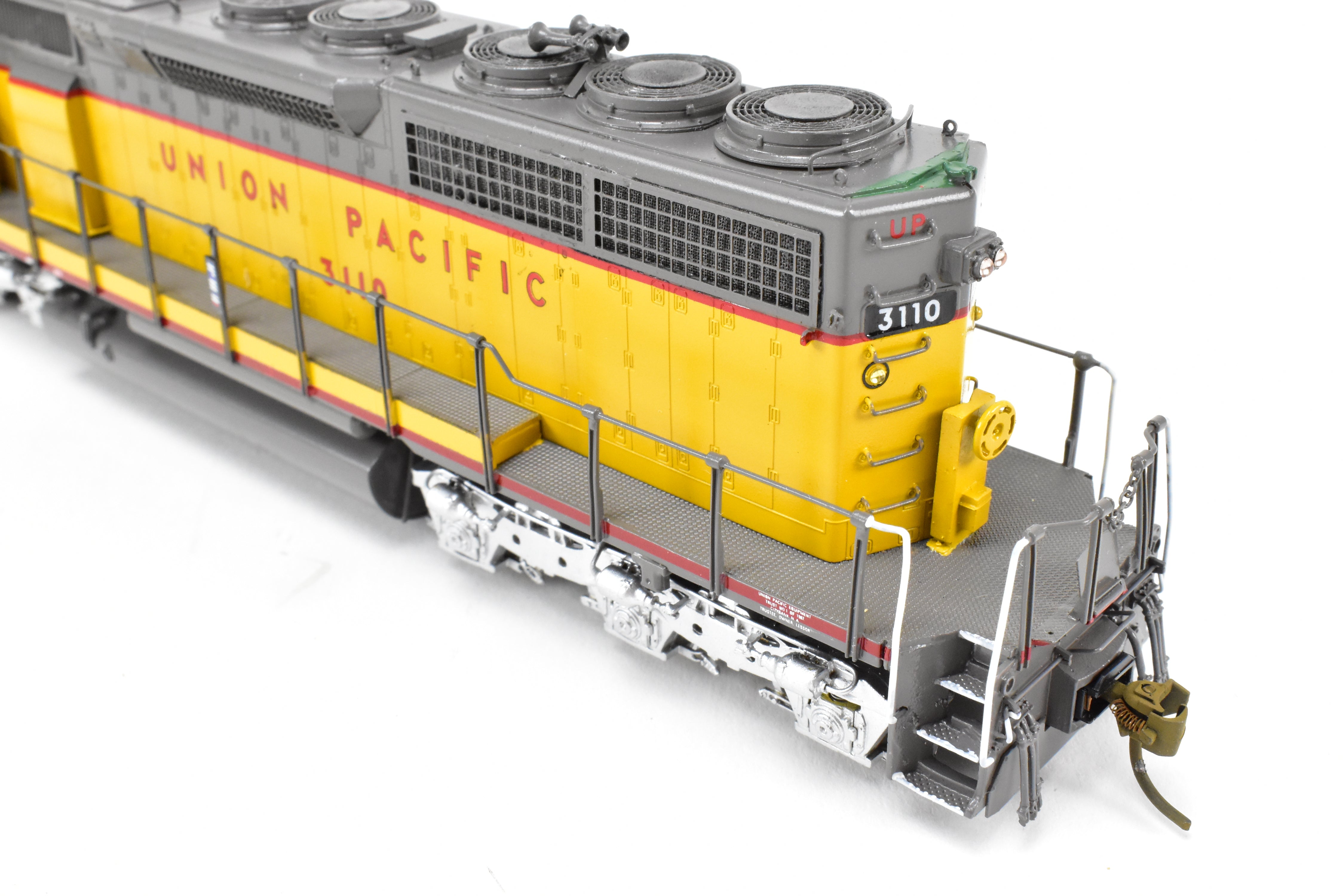 HO Scale Brass Model Train by Overland Models Inc. - Union Pacific EMD SD40 Locomotives with Road Numbers from 3083 to 3122, Specifically CP #3110
