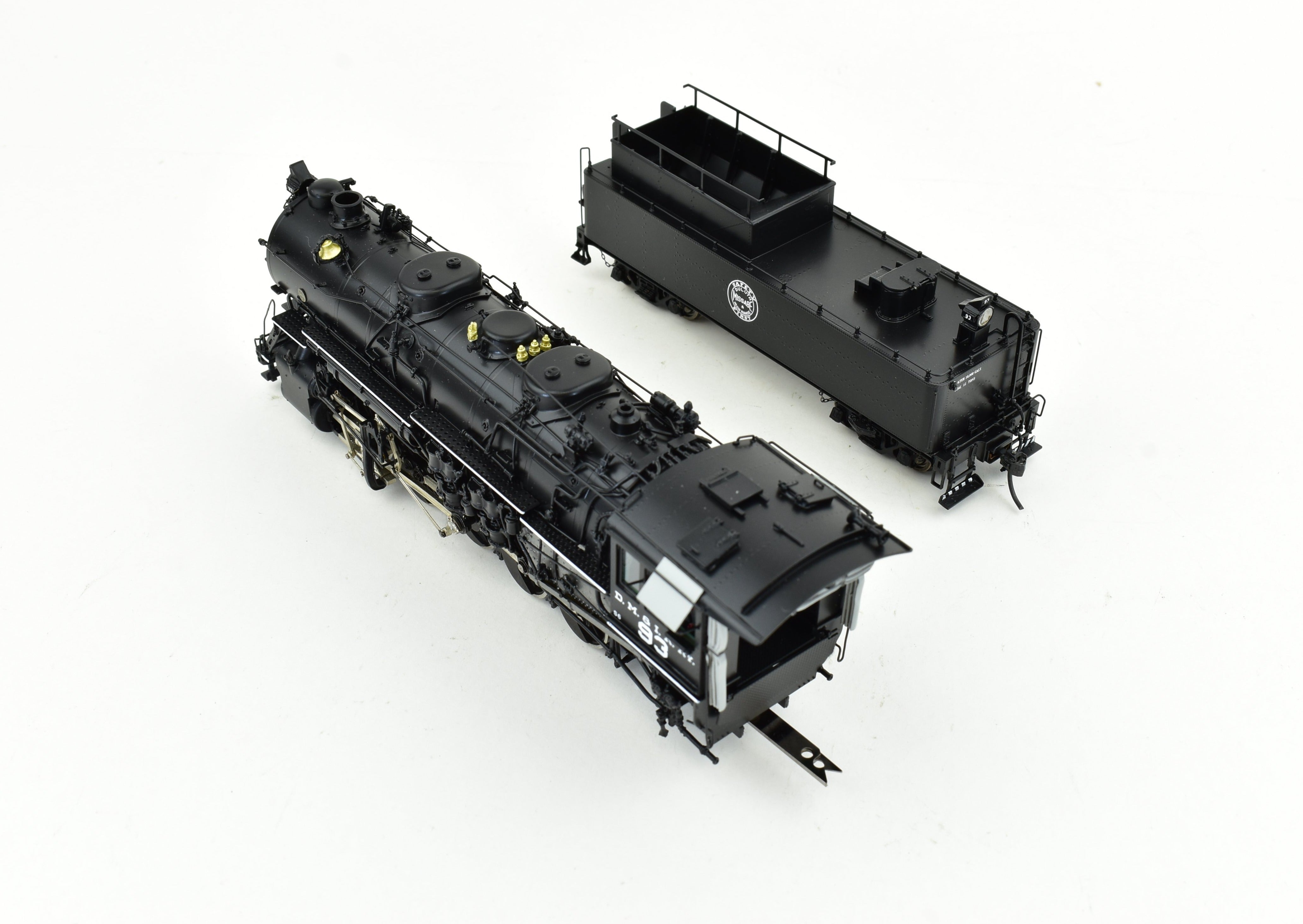 HO Scale Brass Model Train - Precision Scale Co. DM&IR S-6 0-10-0 Factory Painted Prototype #93