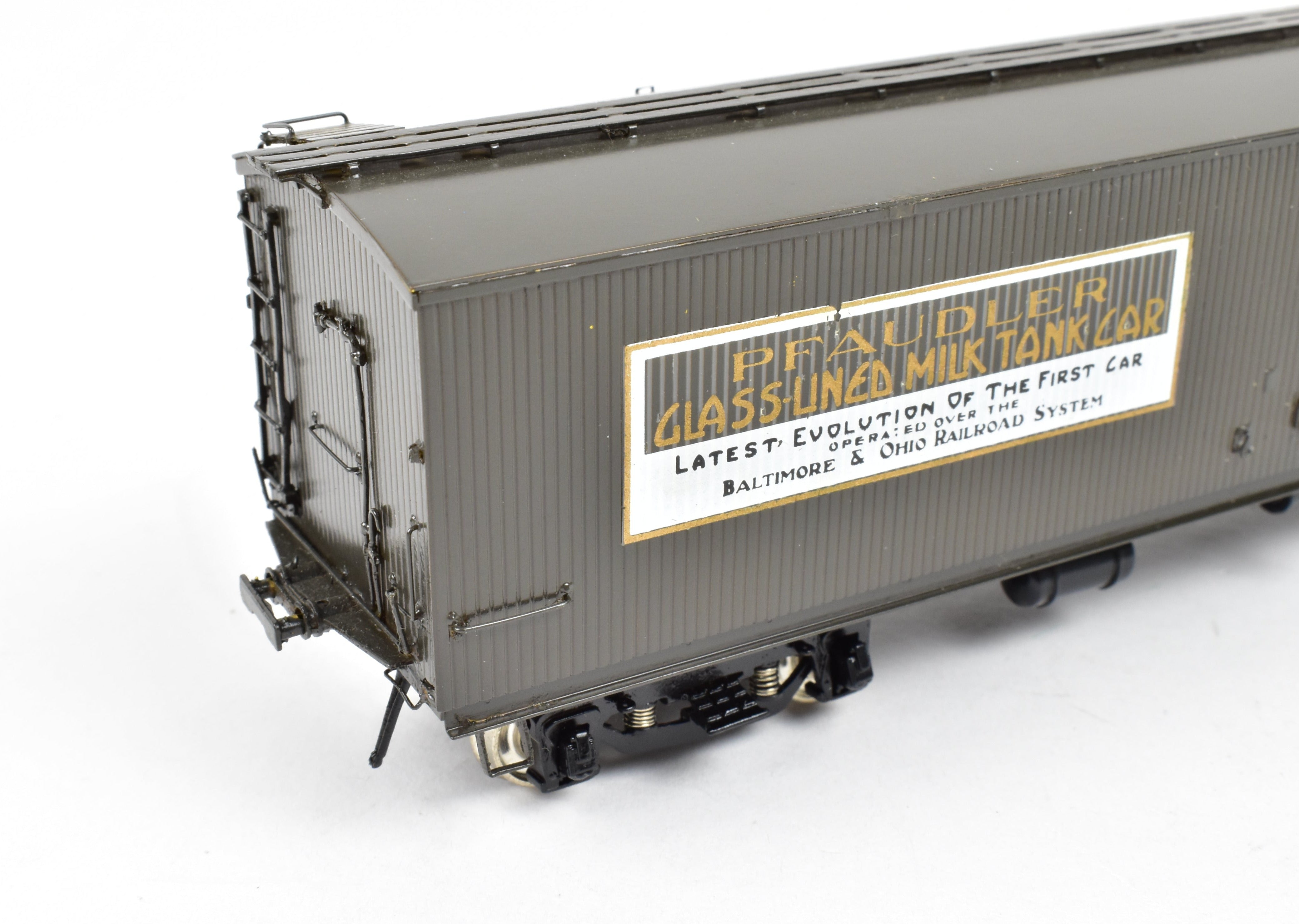 1987 HO Brass Precision Scale Co. 50' Pfaudler Milk Tank Car Model
