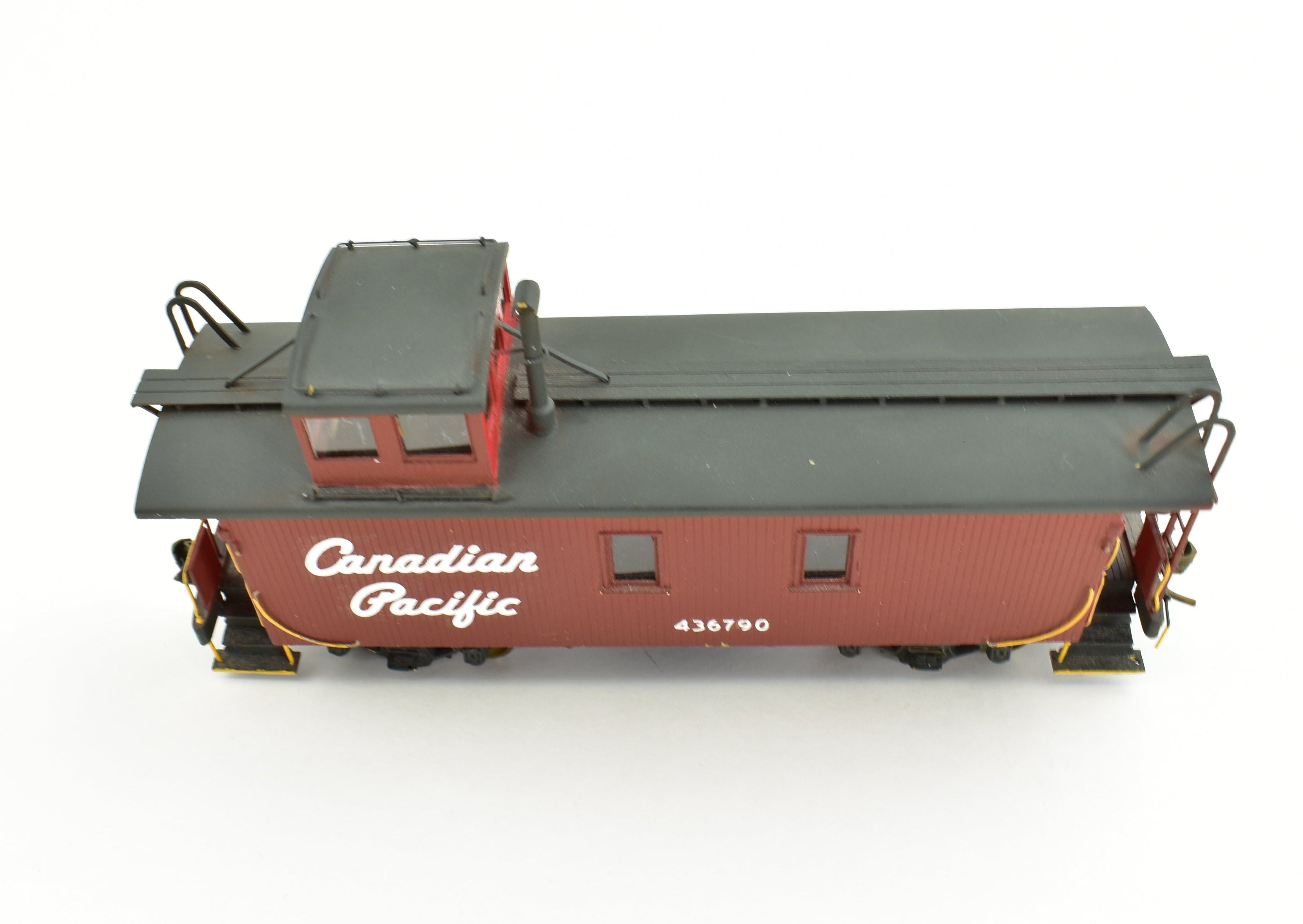 Custom Painted HO Brass Van Hobbies Canadian Pacific Railway Wood Sheathed Caboose
