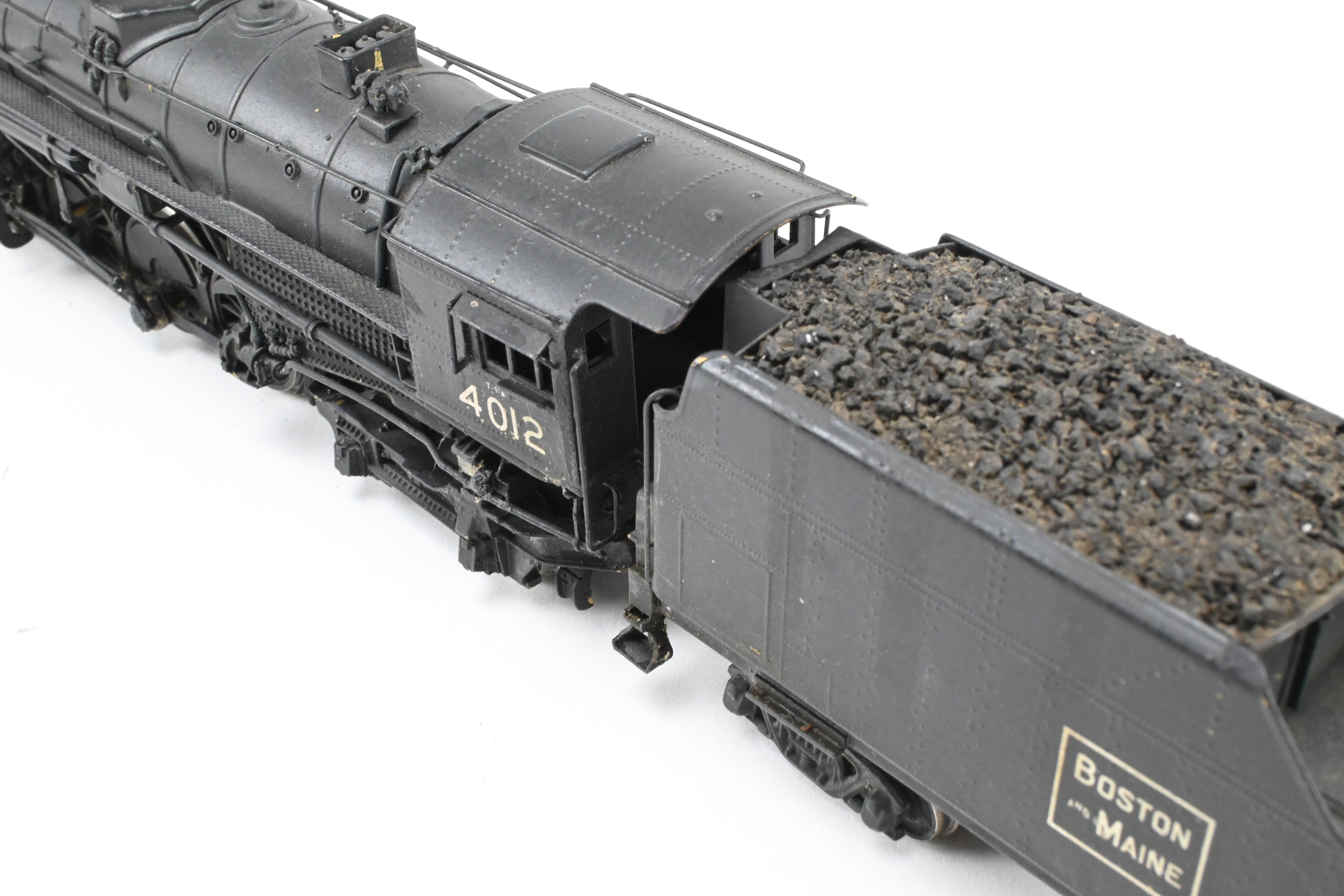 HO Scale Brass Westside Model Co. B&M - Boston & Maine 2-8-4 Class T-1a Berkshire Locomotive Model Custom Painted with No. 4012