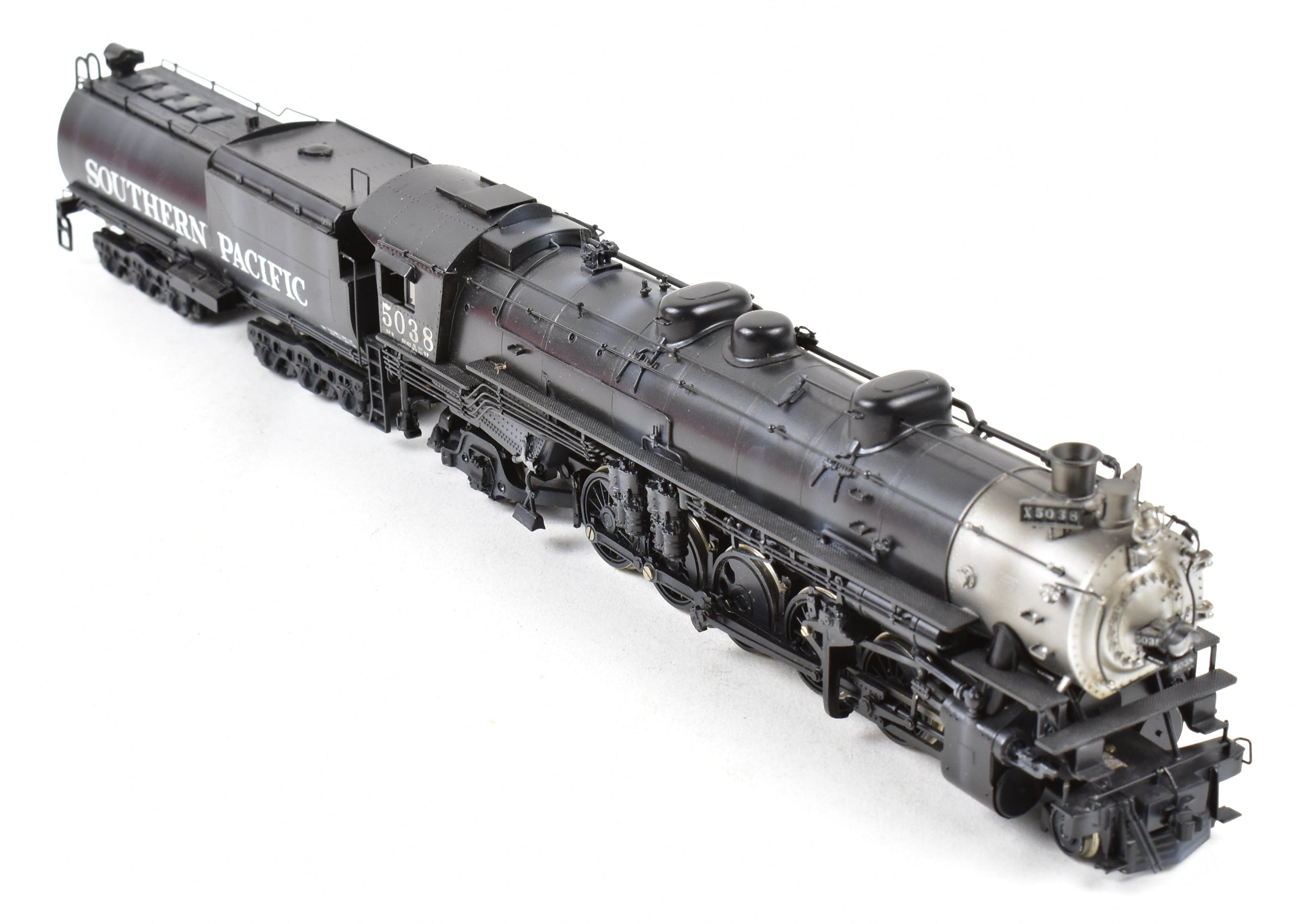 HO Scale Brass Model Train - Westside Model Co. Southern Pacific 4-10-2 Custom Painted and Lightly Weathered Locomotive Model