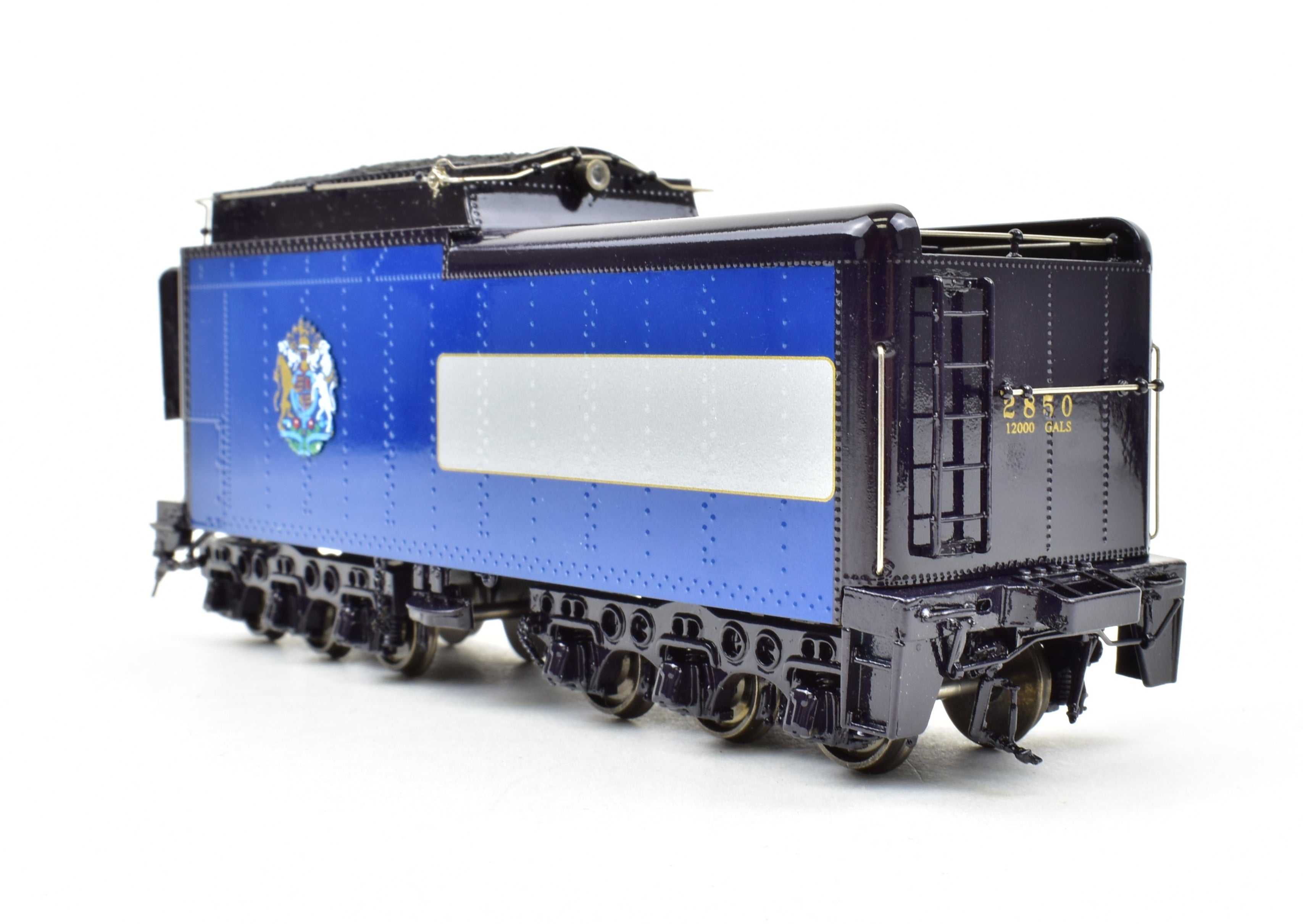 HO Scale Brass Model Train - Van Hobbies CPR Canadian Pacific Railway 4-6-4 Class H1d Royal Hudson 1939 Royal Service Locomotive with Factory Painted Road Number 2850