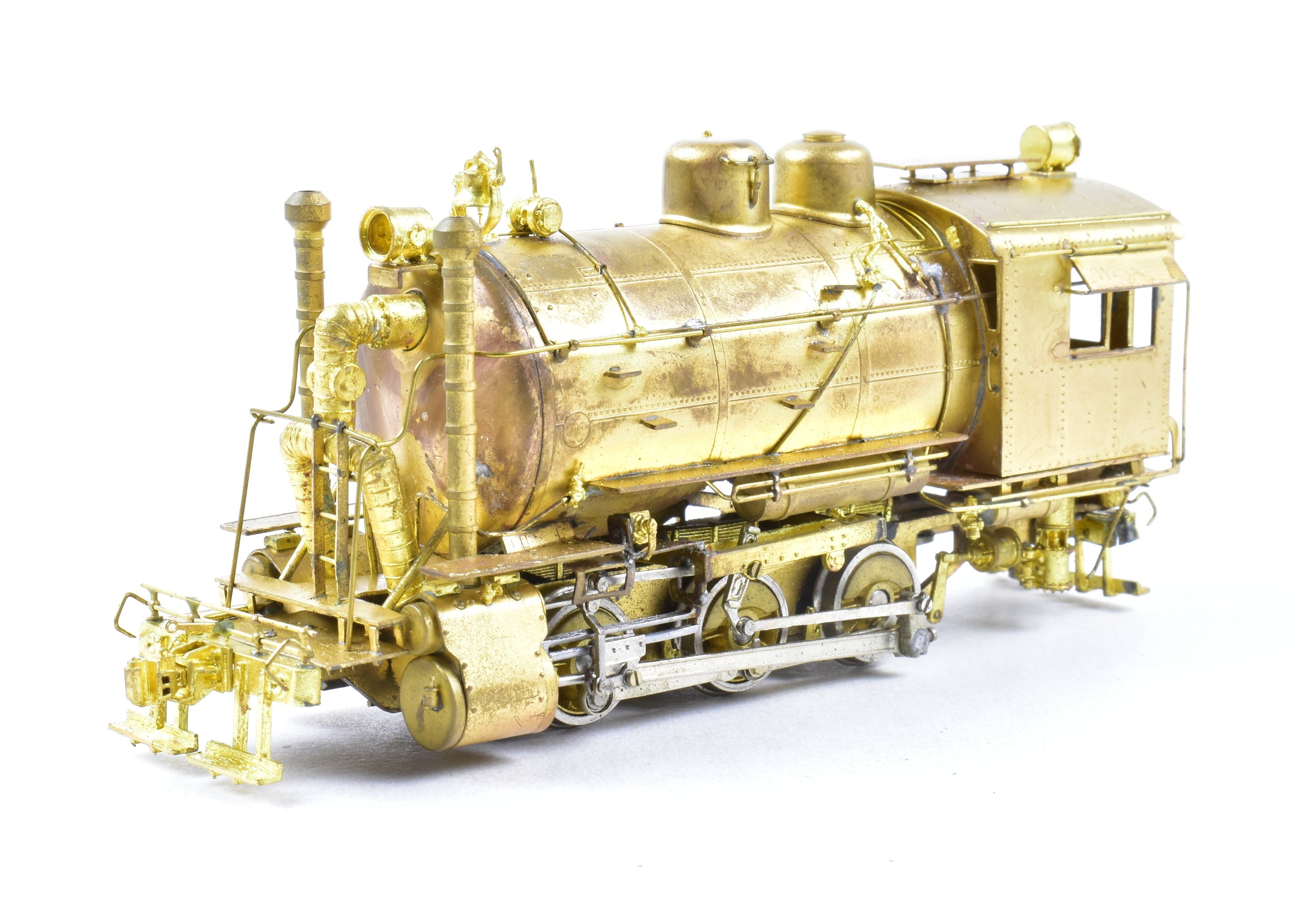 High - Quality HO Scale Brass Model of Westside Model Co.'s ATSF - Santa Fe 0 - 6 - 0T Fireless Cooker Locomotive, Numbered #2299