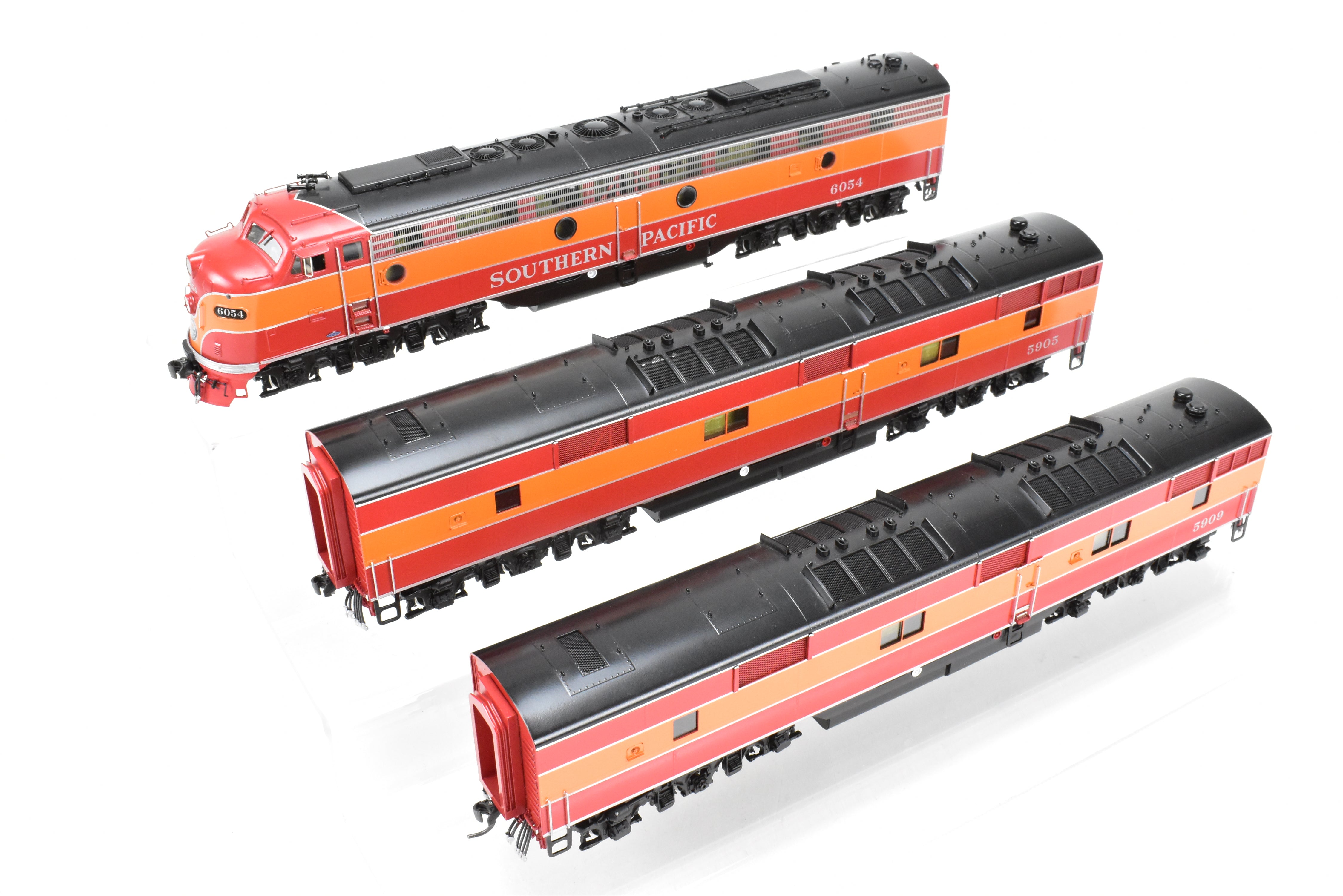 HO Scale Brass Challenger Imports Southern Pacific EMD E9A/E7B Set #6054/5905/5909
