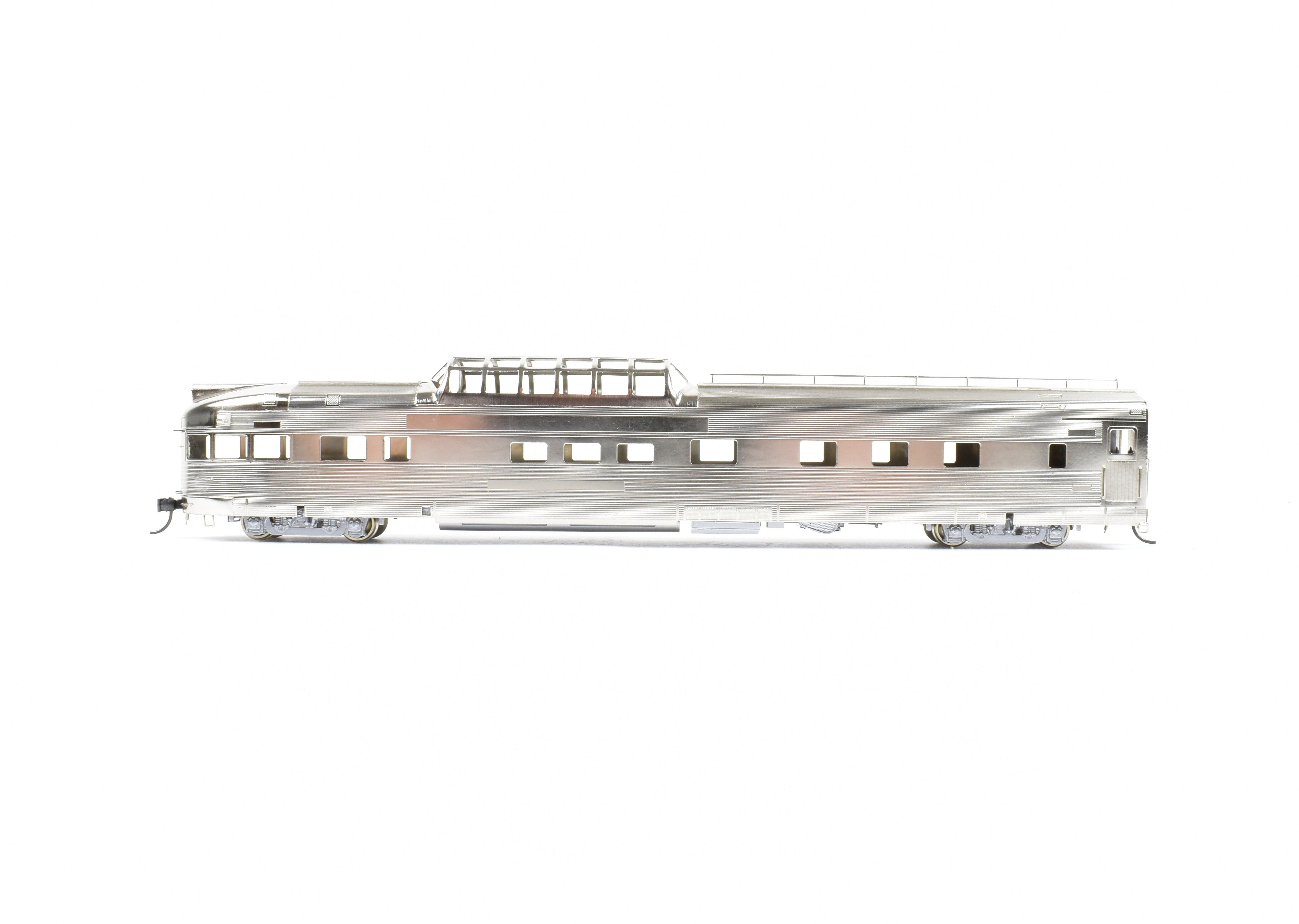 HO Scale Brass Model of Oriental Limited CB&Q/DRGW/WP California Zephyr Dome Sleeper Observation Car
