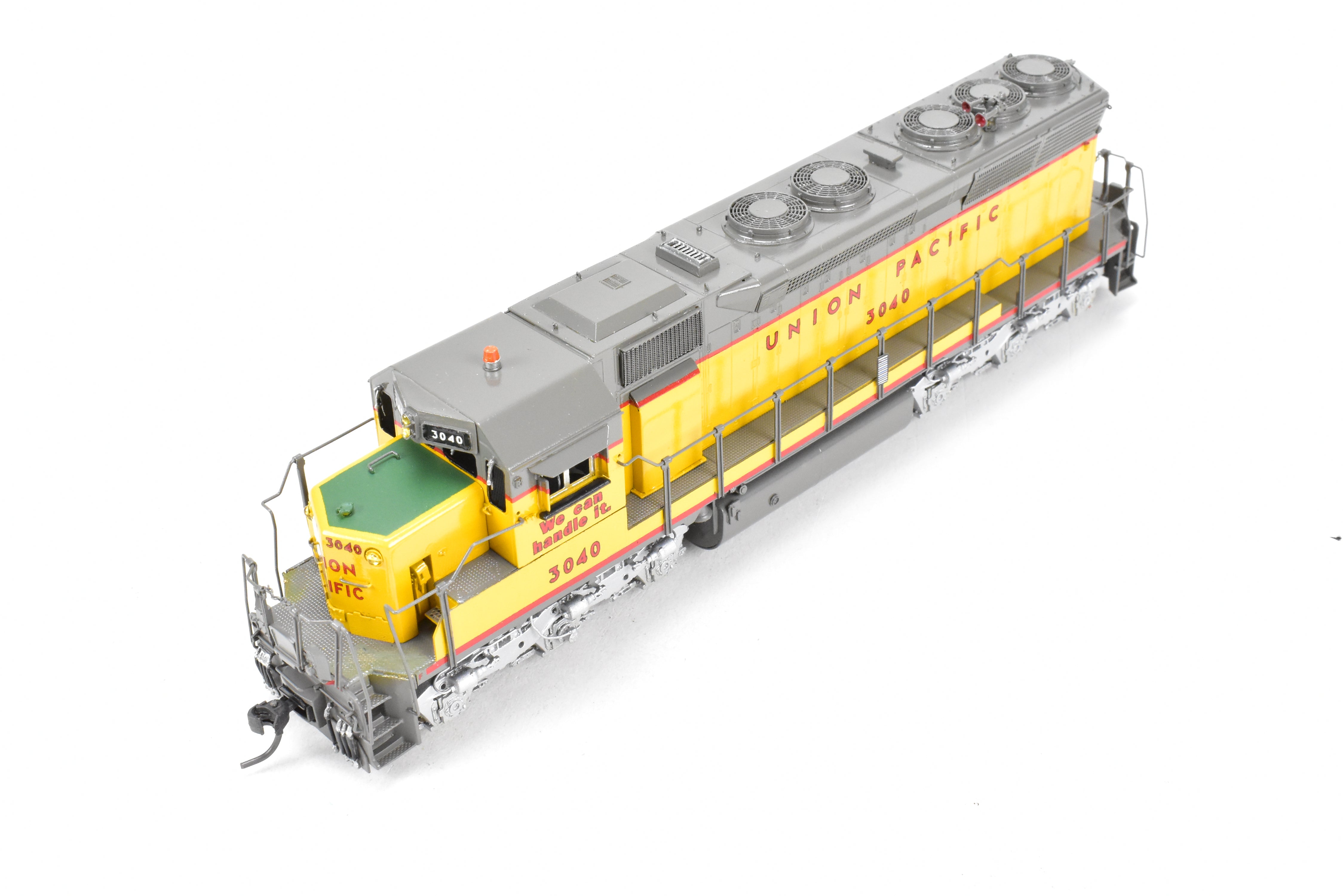 HO Scale Brass Model Train - Overland Models Inc. Union Pacific EMD SD40X Locomotives Nos. 3040 - 3045 with Flared Radiators, Featuring CP #3040