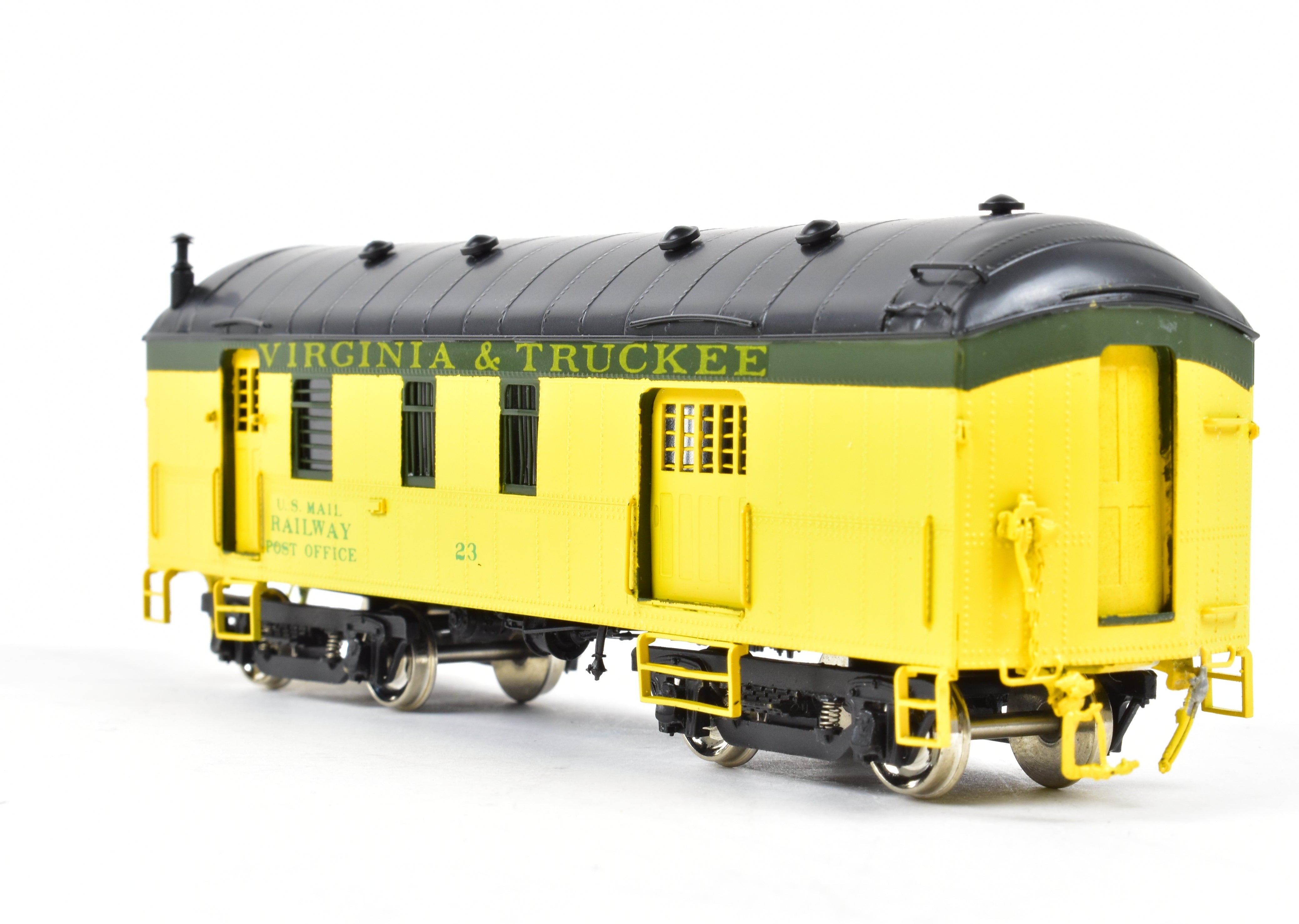 HO Scale Brass Precision Scale Co. Model of Virginia & Truckee 40-Foot RPO/Baggage Car, Class 40-BP-15 FP